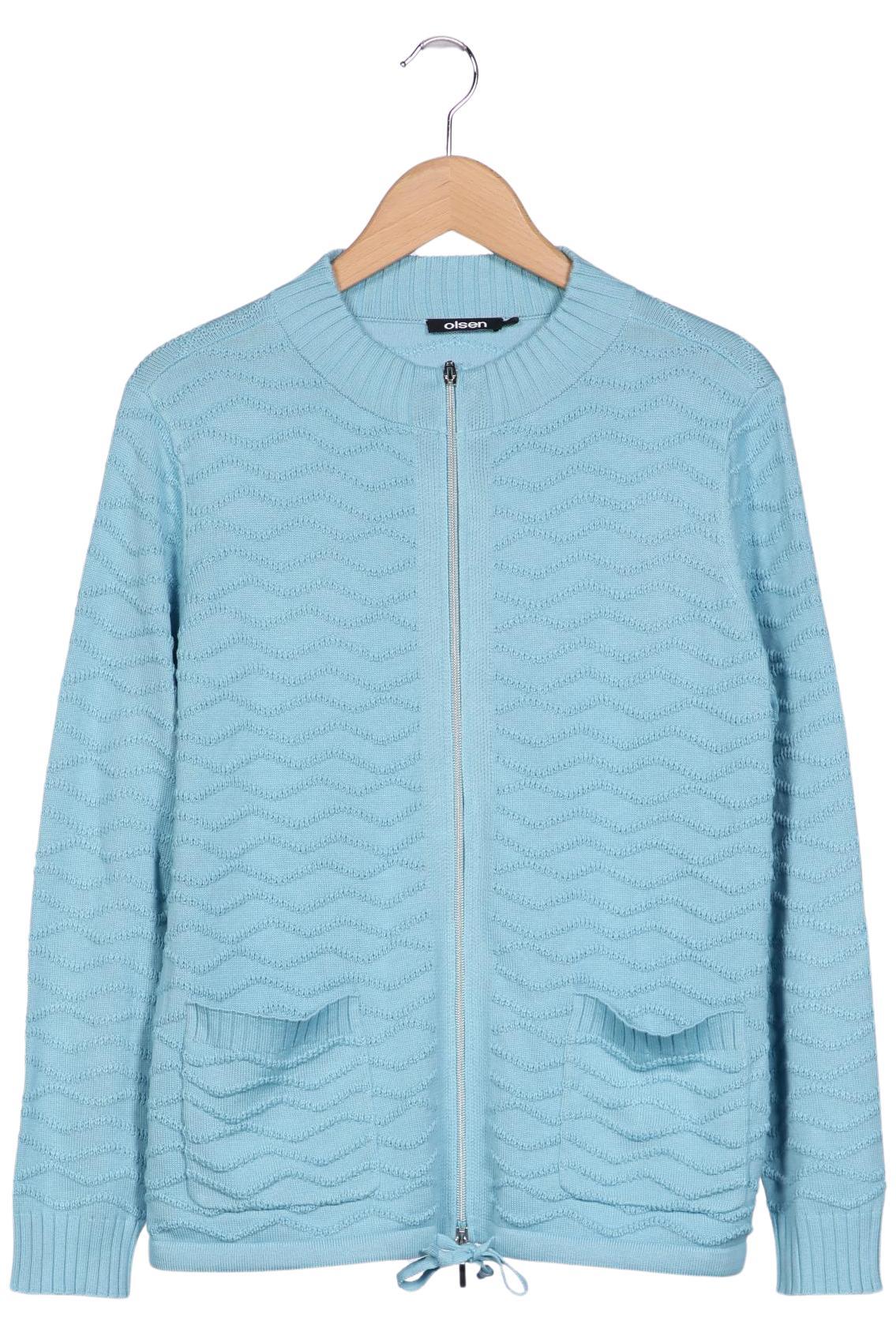 

Olsen Damen Strickjacke, hellblau, Gr. 38
