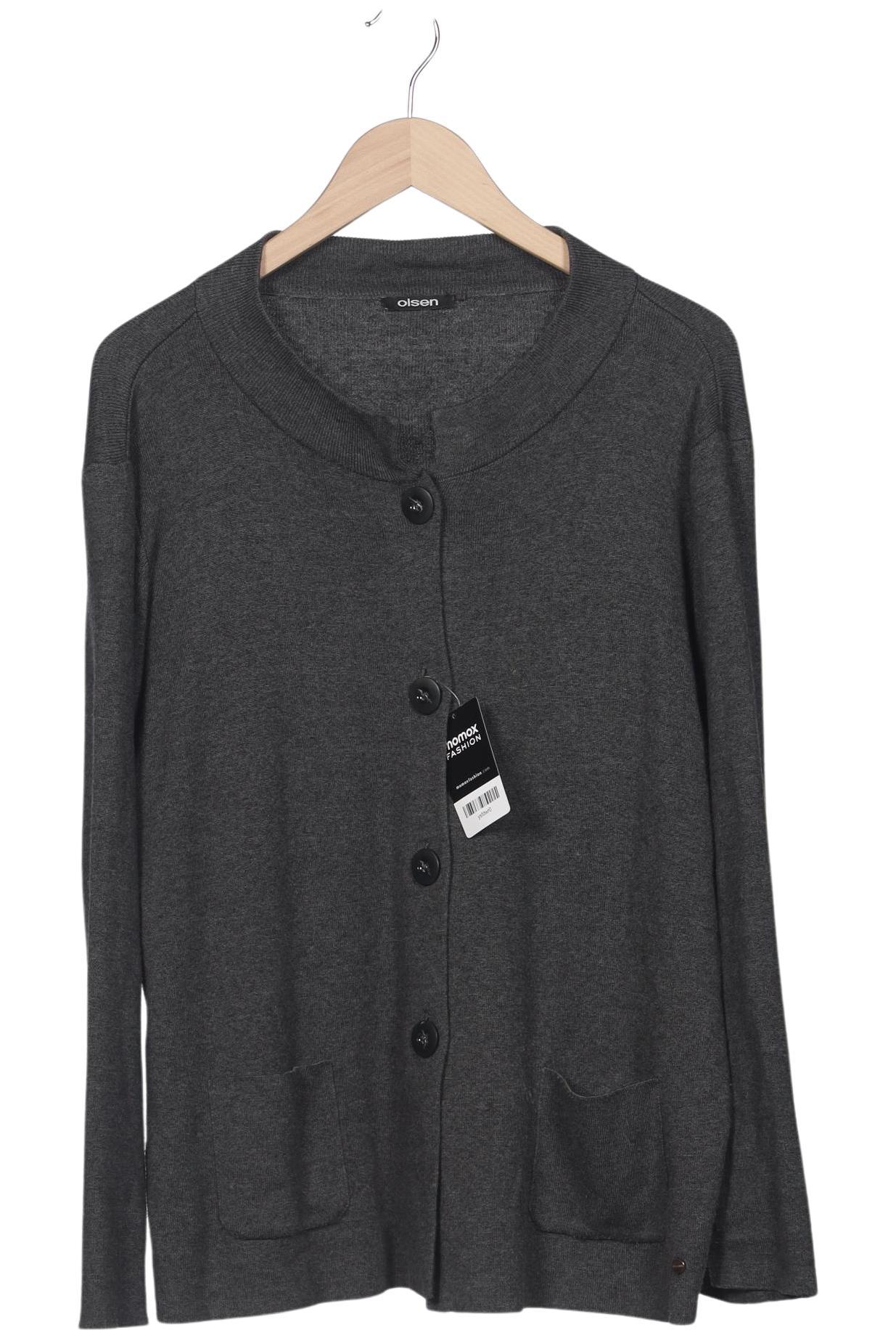 

Olsen Damen Strickjacke, grau, Gr. 48