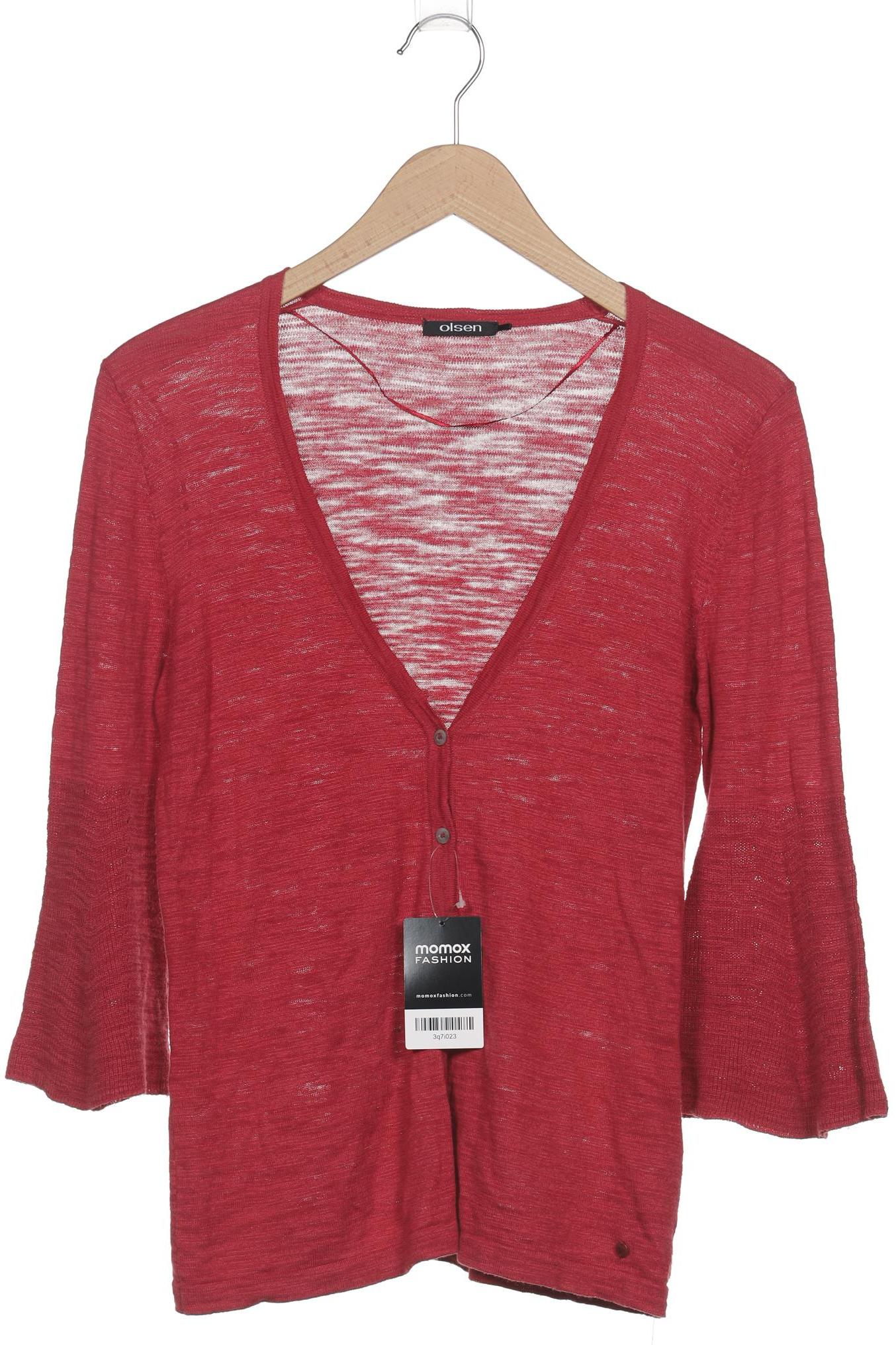 

Olsen Damen Strickjacke, rot, Gr. 36