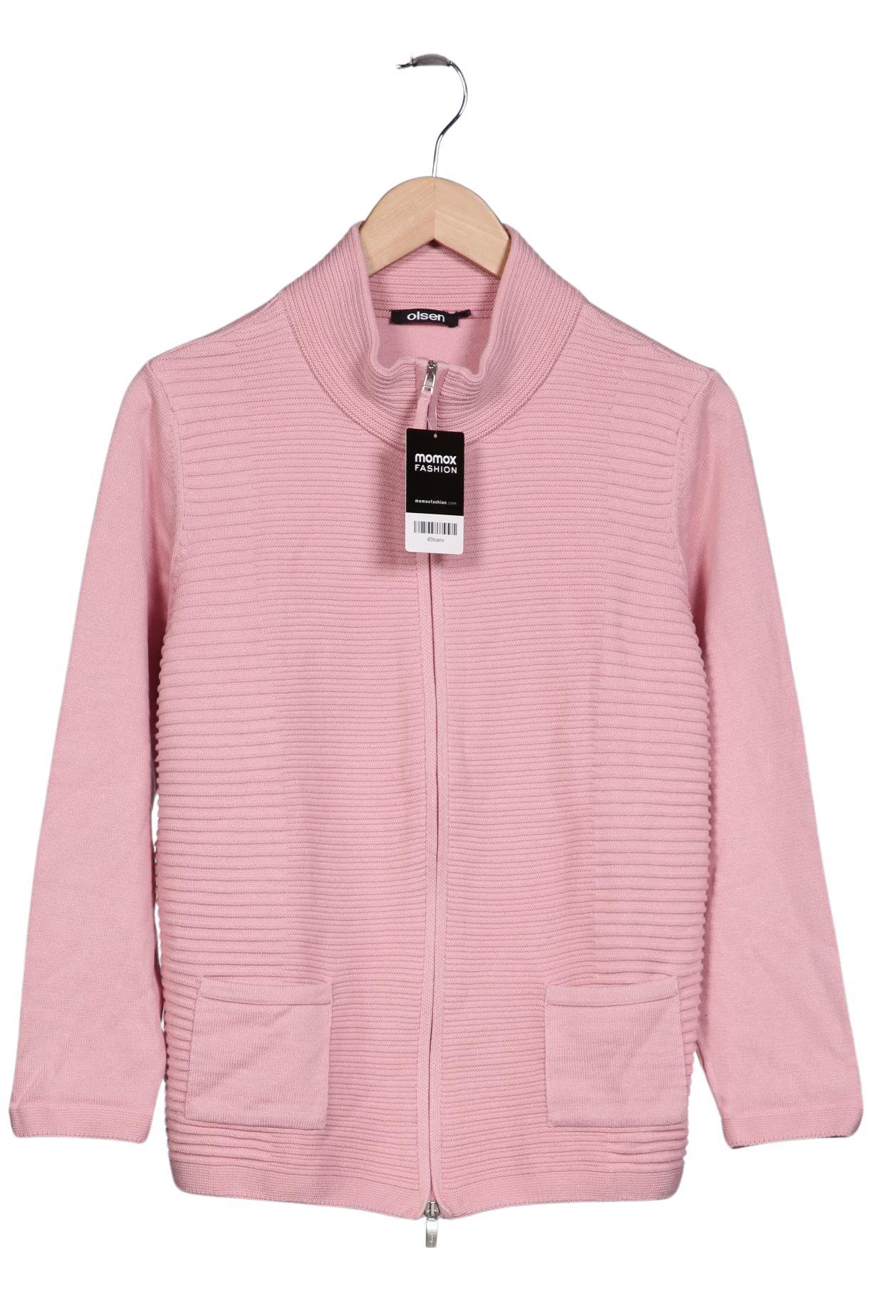 

Olsen Damen Strickjacke, pink, Gr. 44