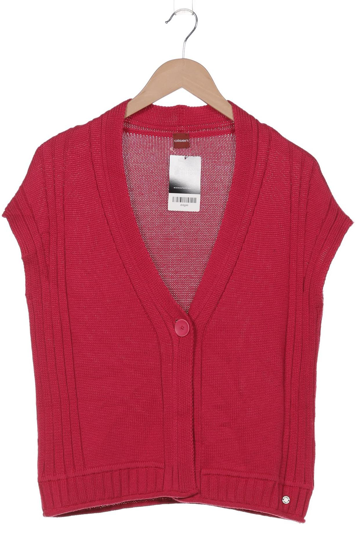 

Olsen Damen Strickjacke, pink, Gr. 38