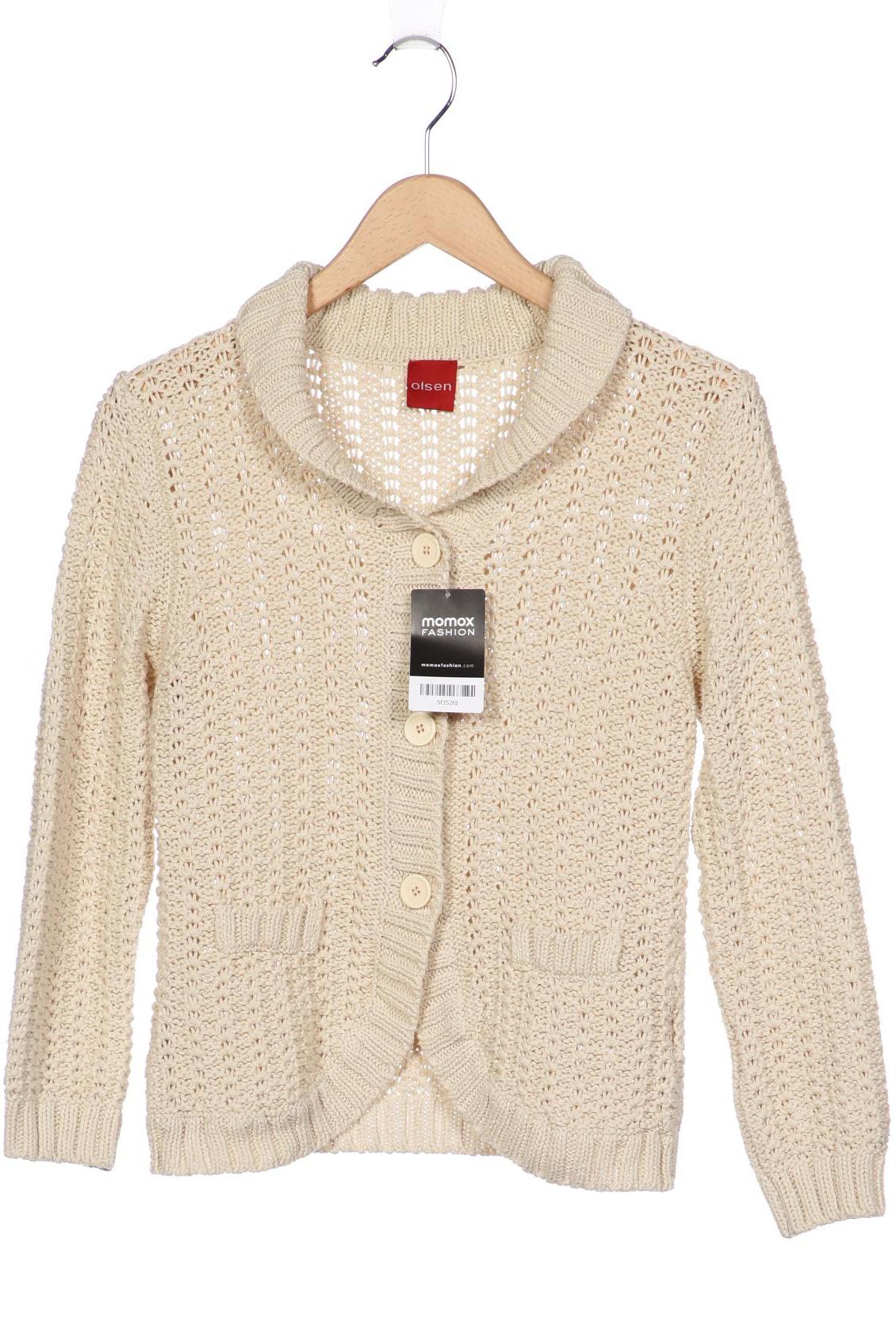 

Olsen Damen Strickjacke, beige, Gr. 36