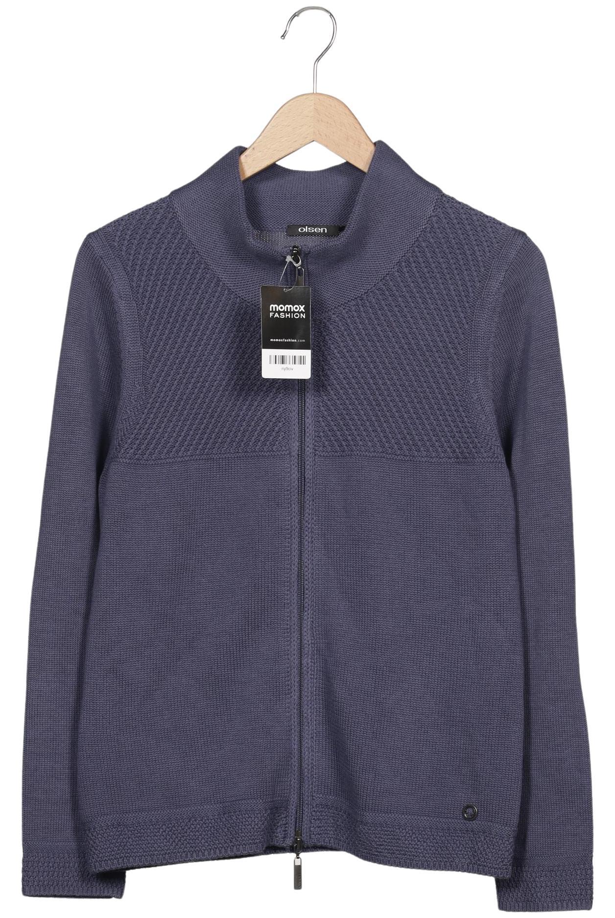 

Olsen Damen Strickjacke, blau, Gr. 42