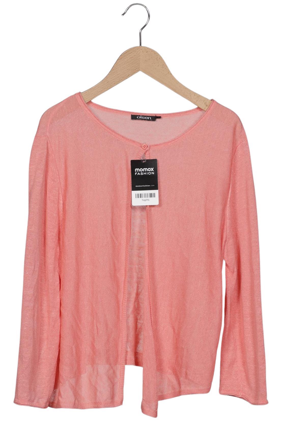 

Olsen Damen Strickjacke, pink, Gr. 44