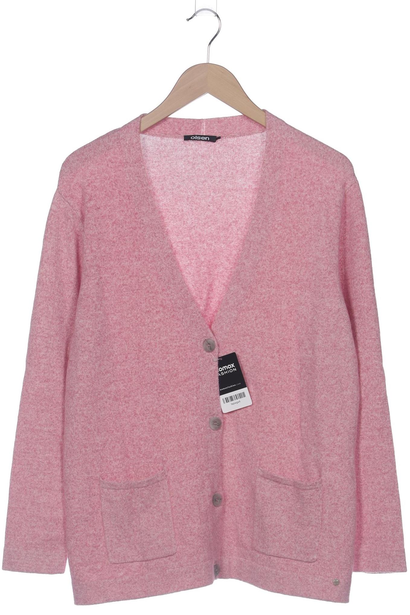 

Olsen Damen Strickjacke, pink, Gr. 44