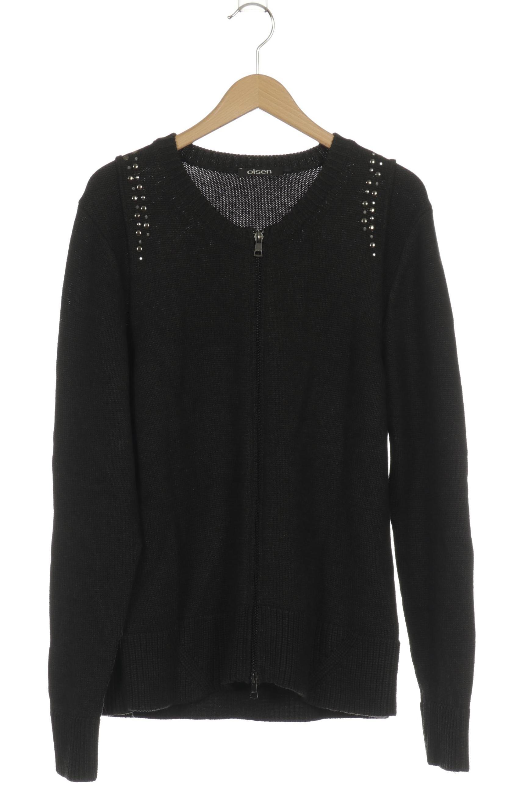 

Olsen Damen Strickjacke, schwarz, Gr. 40