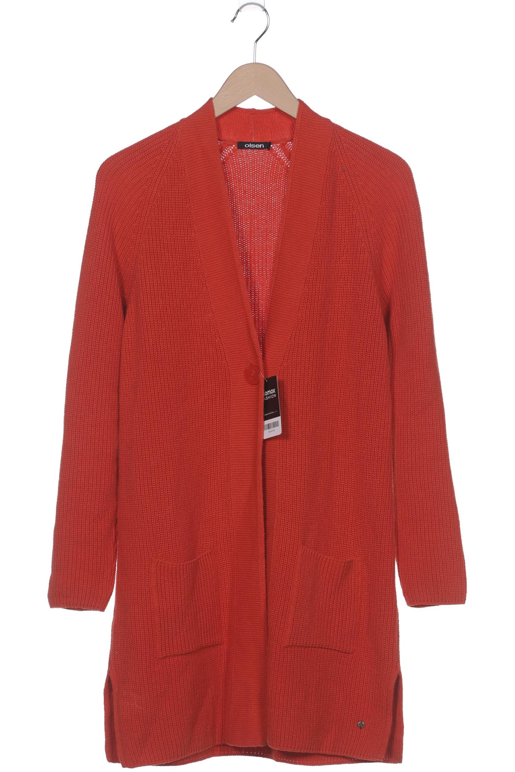 

Olsen Damen Strickjacke, orange, Gr. 42