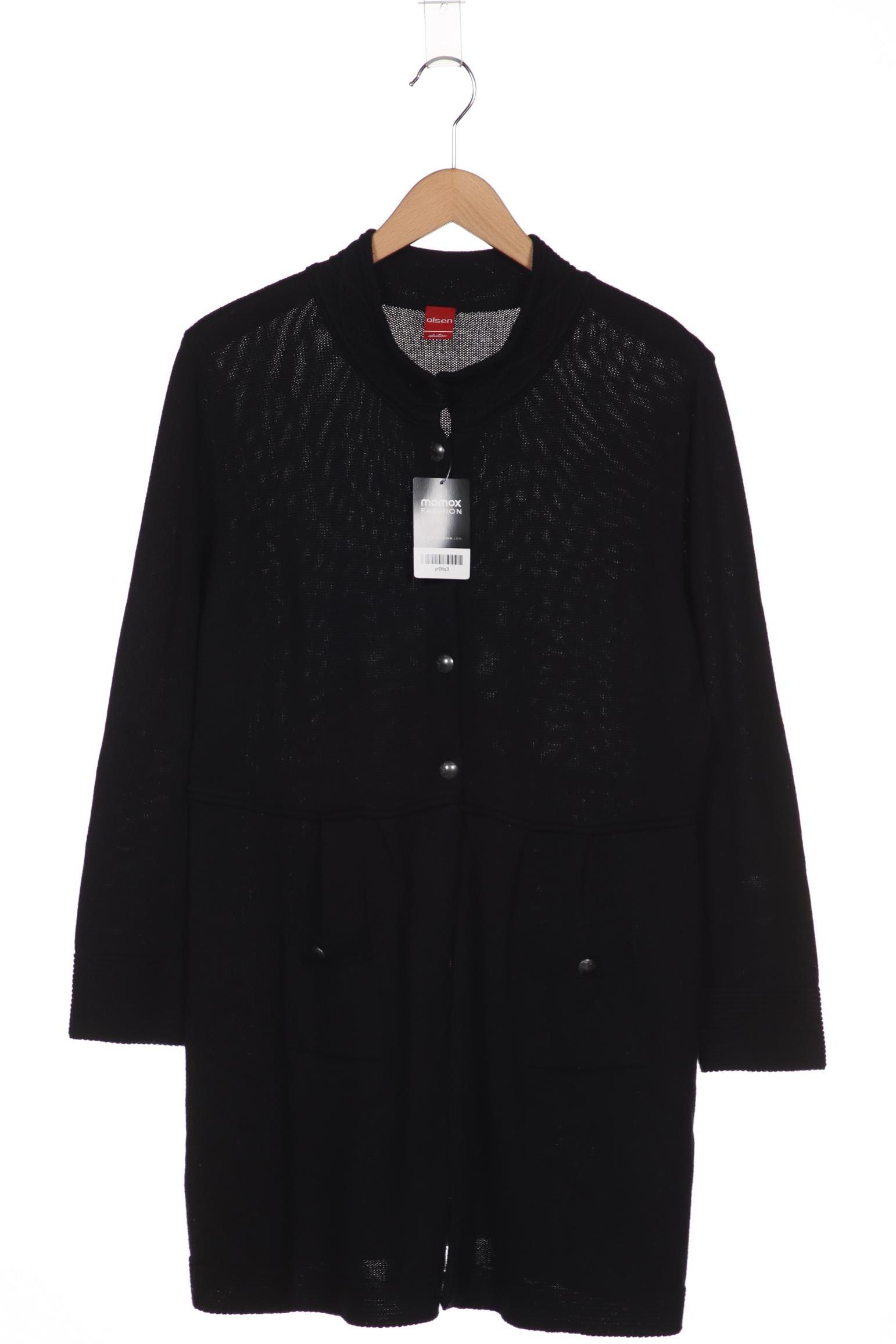 

Olsen Damen Strickjacke, schwarz, Gr. 48