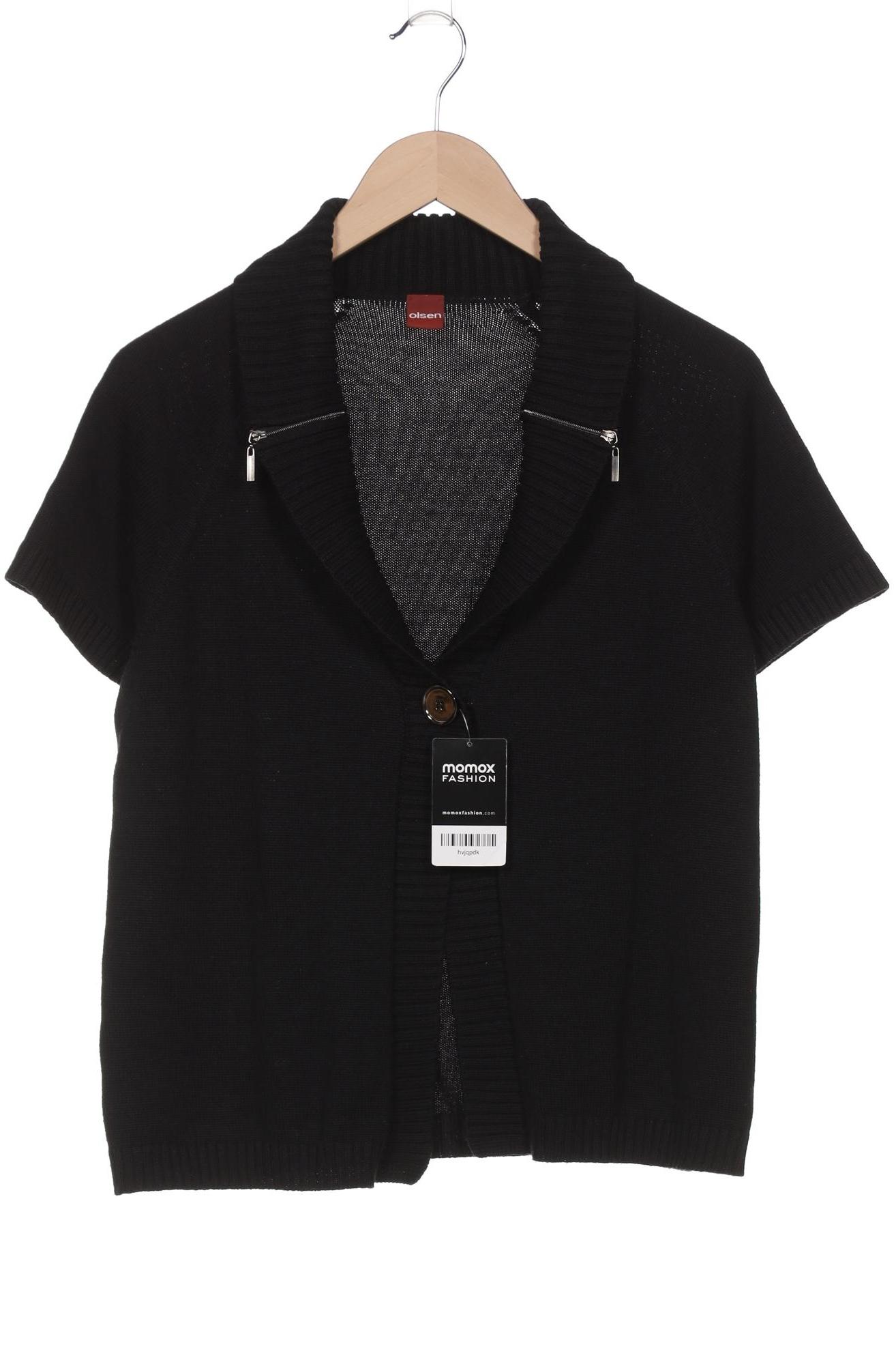 

Olsen Damen Strickjacke, schwarz, Gr. 42