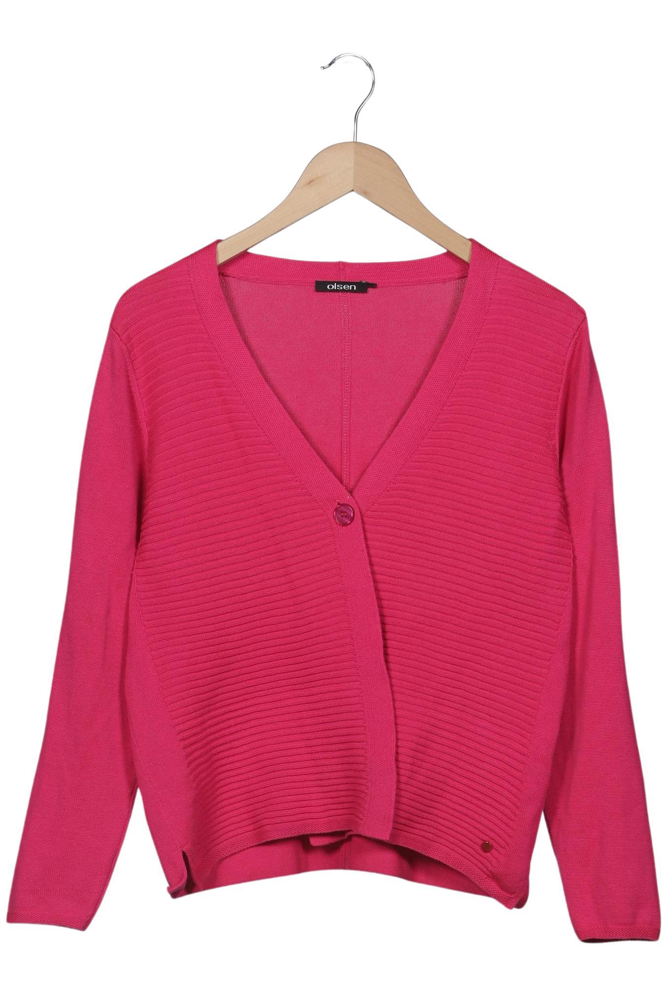 

Olsen Damen Strickjacke, pink, Gr. 40