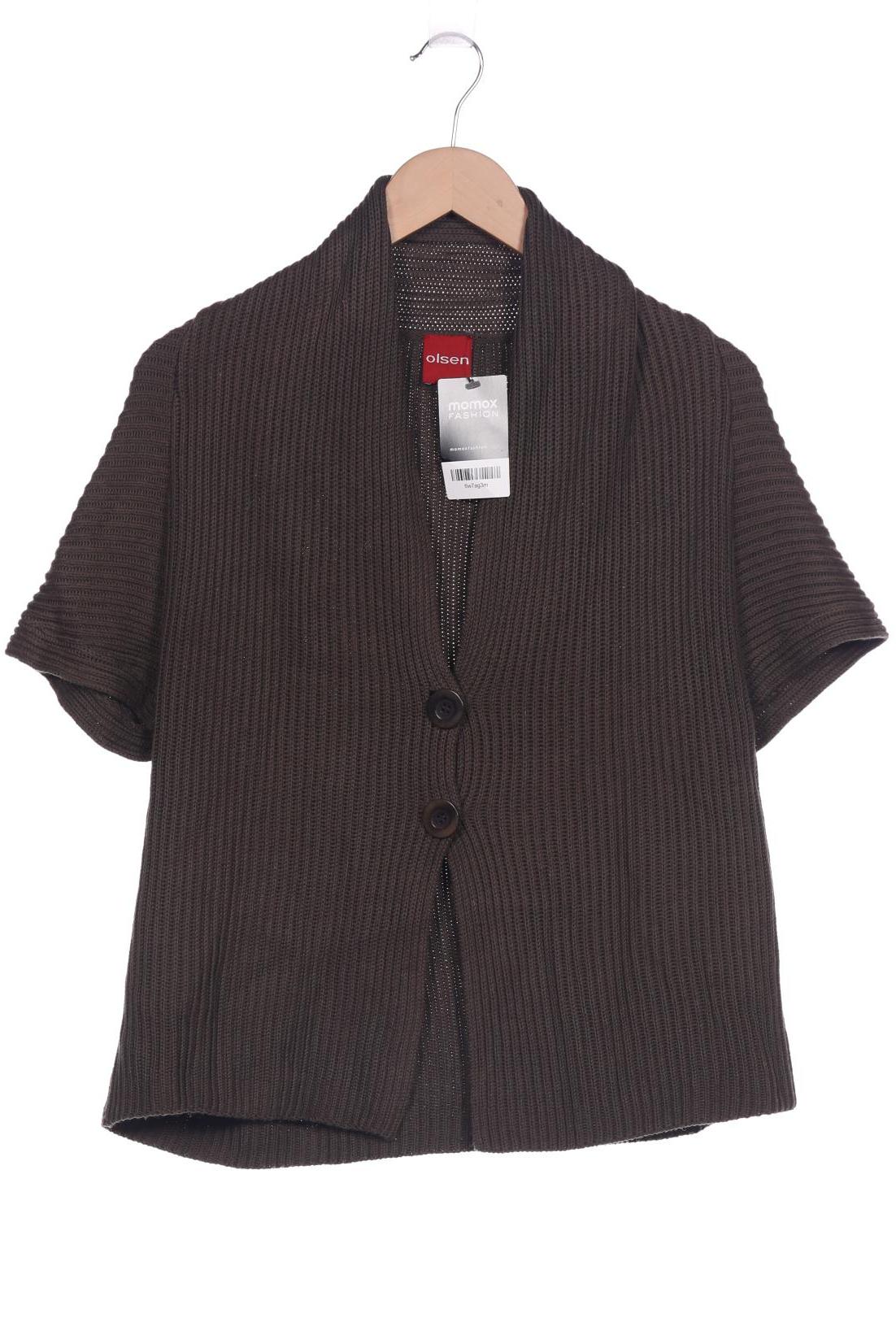 

Olsen Damen Strickjacke, grün, Gr. 40