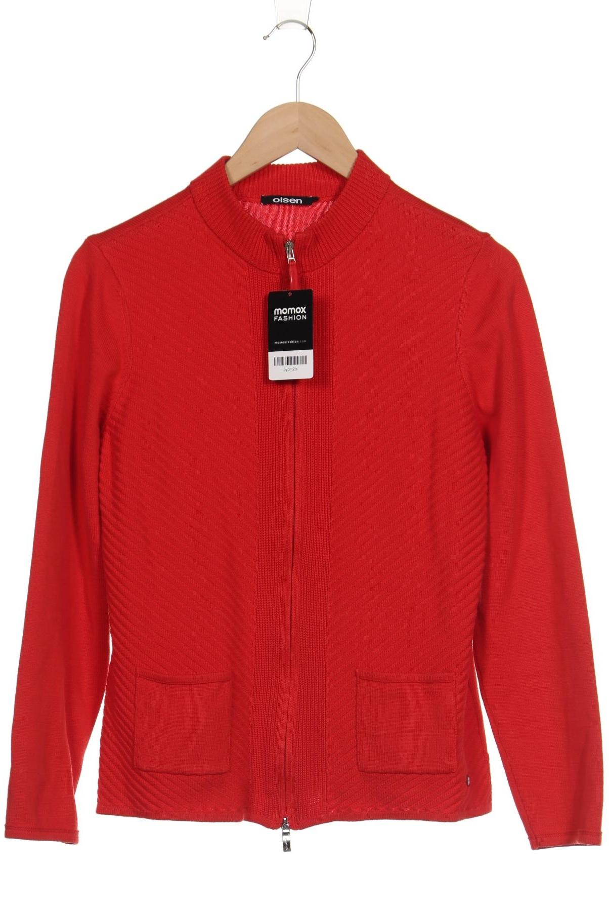 

Olsen Damen Strickjacke, rot, Gr. 38