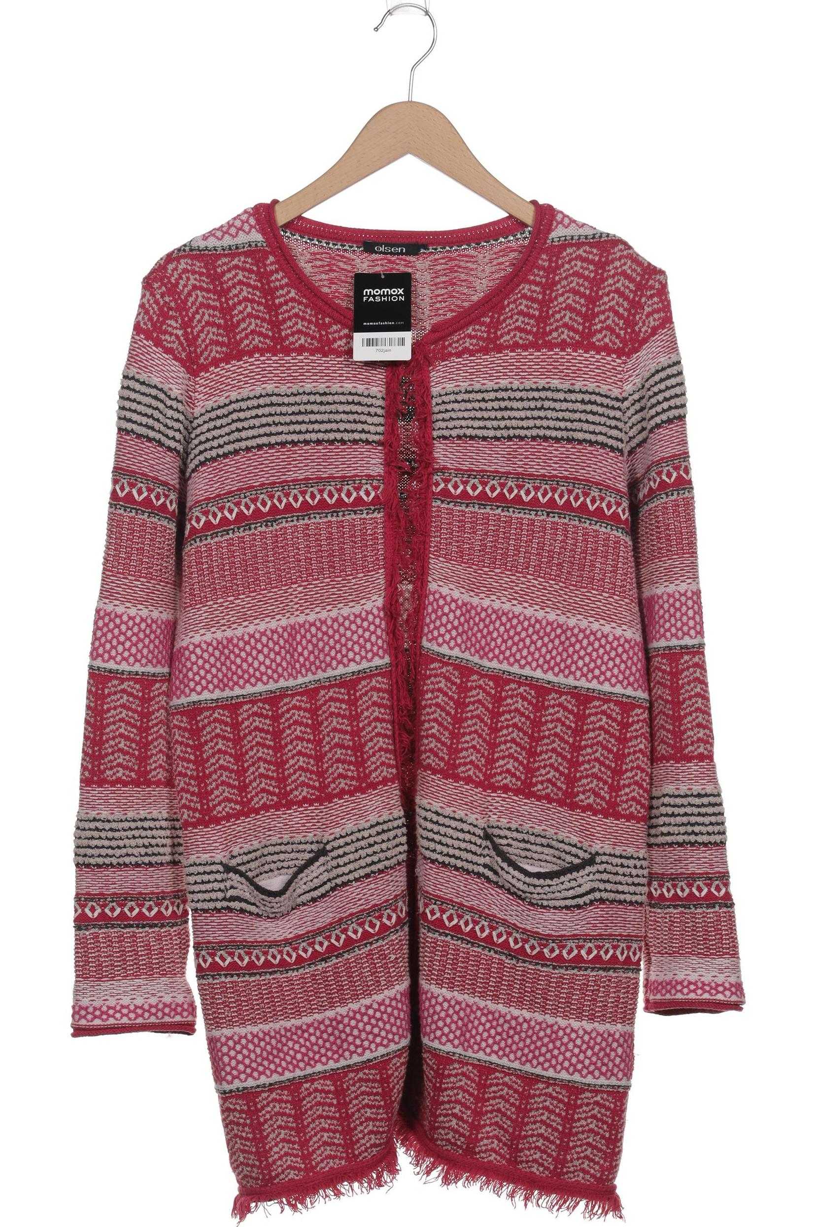 

Olsen Damen Strickjacke, pink, Gr. 42