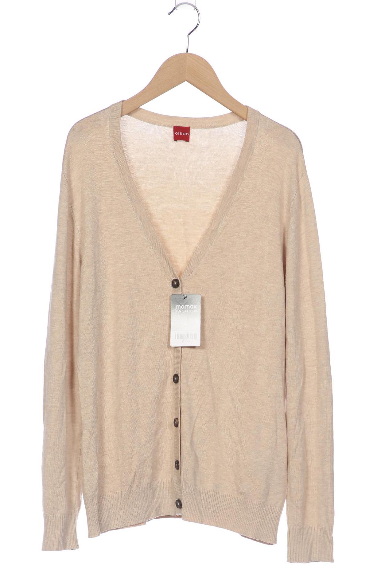 

Olsen Damen Strickjacke, beige, Gr. 40