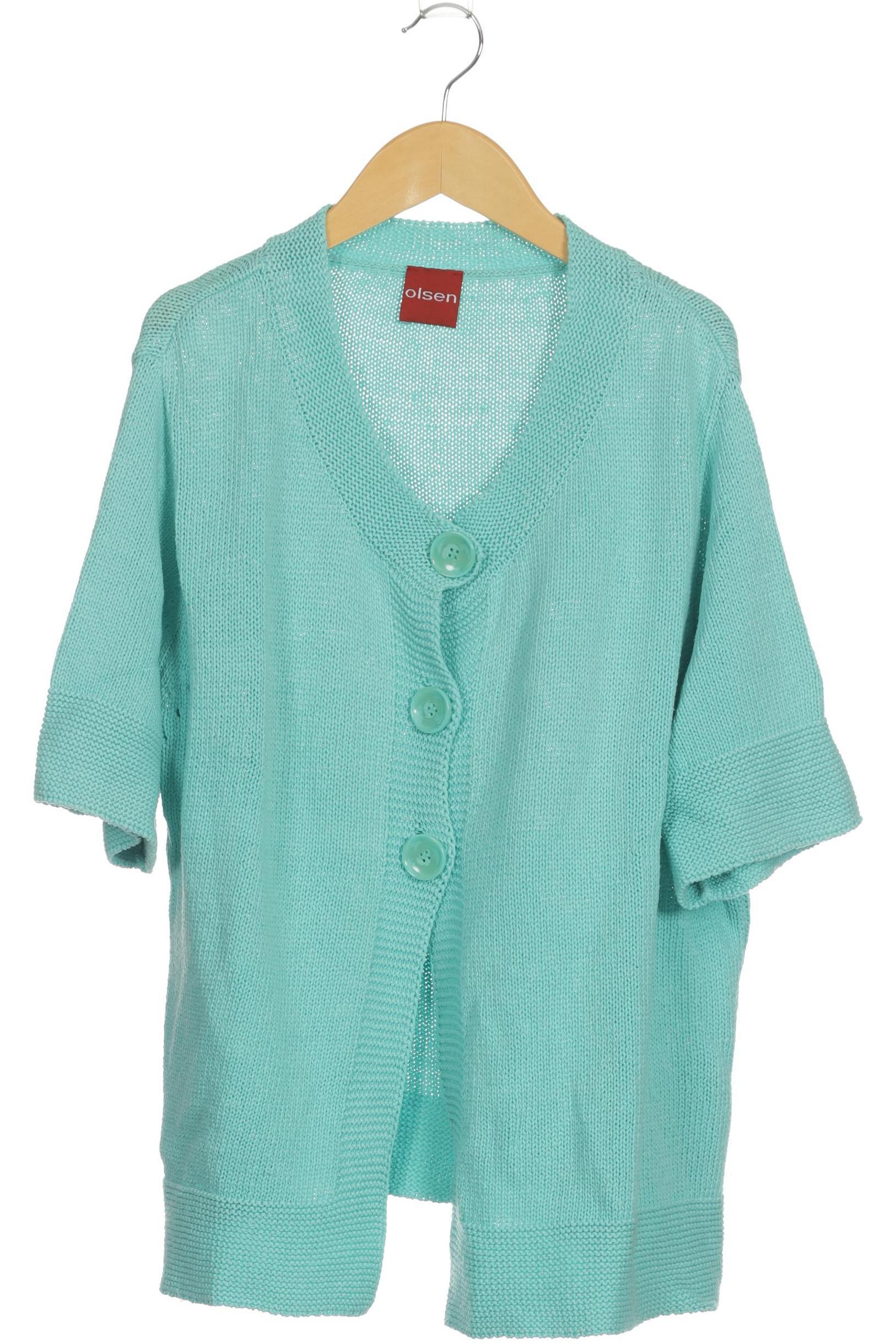 

Olsen Damen Strickjacke, blau, Gr. 44