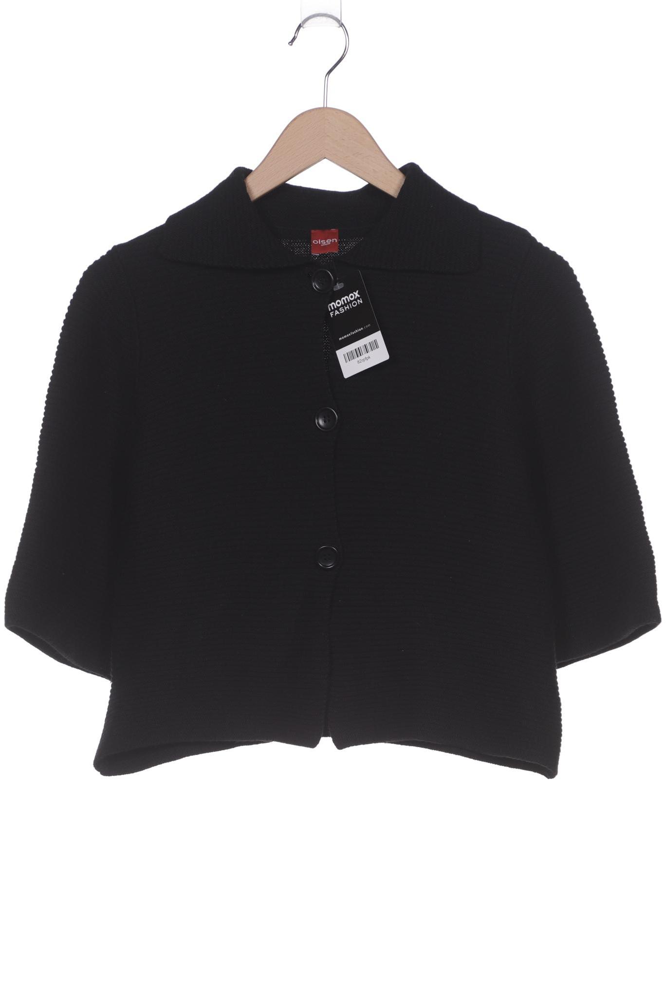 

Olsen Damen Strickjacke, schwarz, Gr. 38