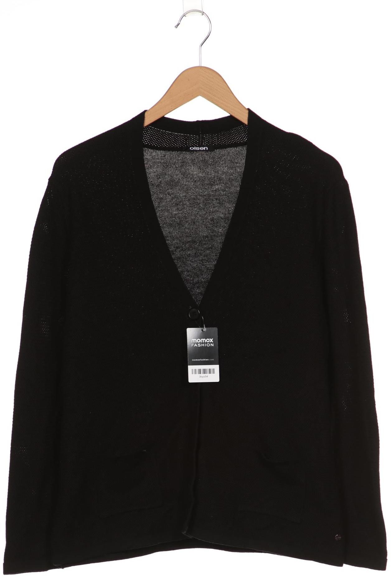 

Olsen Damen Strickjacke, schwarz, Gr. 48