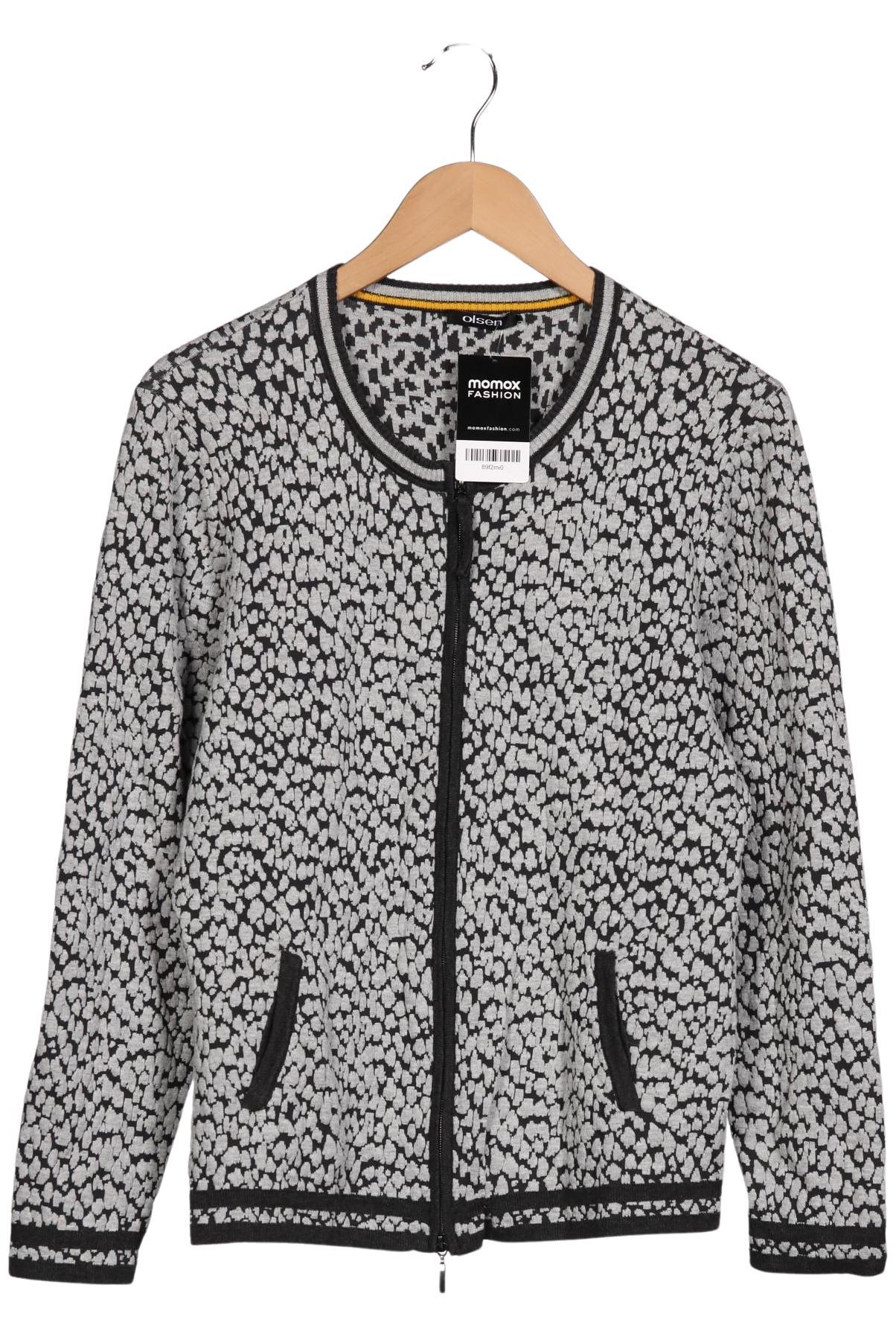 

Olsen Damen Strickjacke, grau, Gr. 44