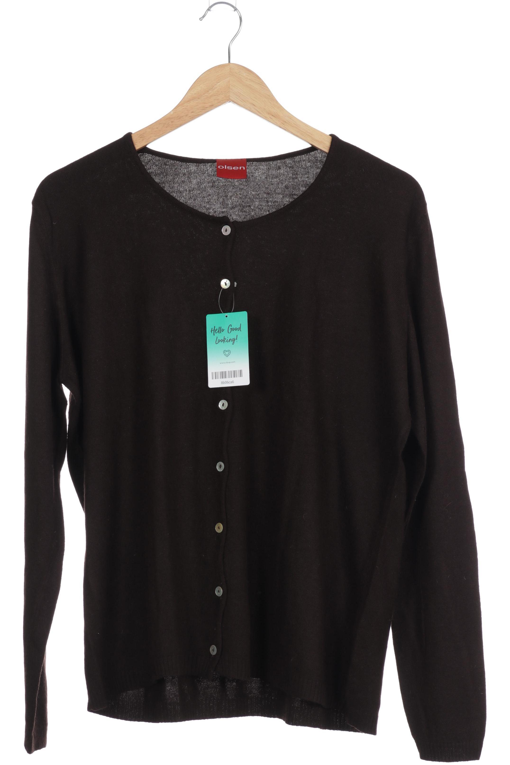 

Olsen Damen Strickjacke, braun, Gr. 46