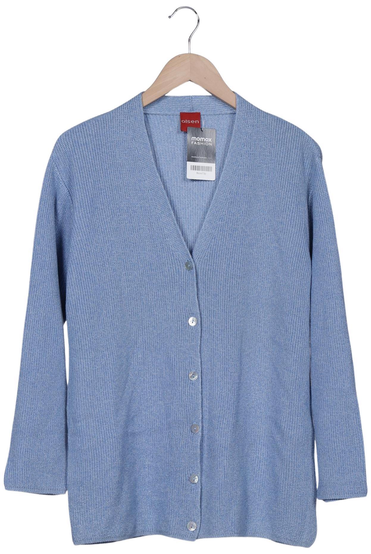 

Olsen Damen Strickjacke, blau, Gr. 42