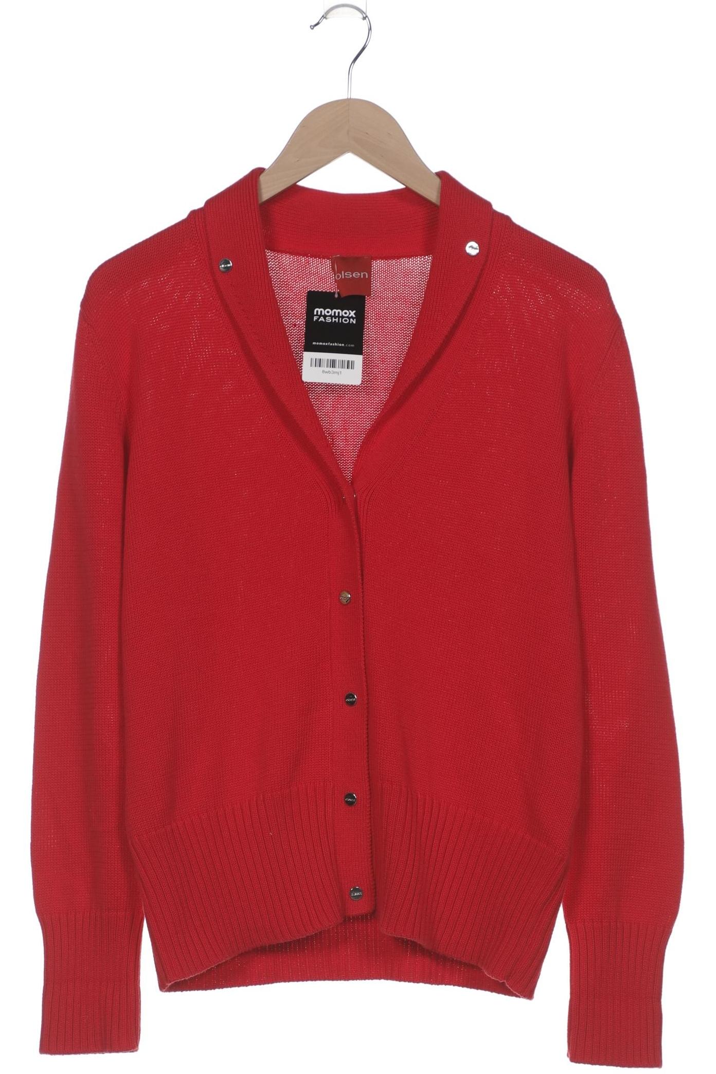 

Olsen Damen Strickjacke, rot, Gr. 44
