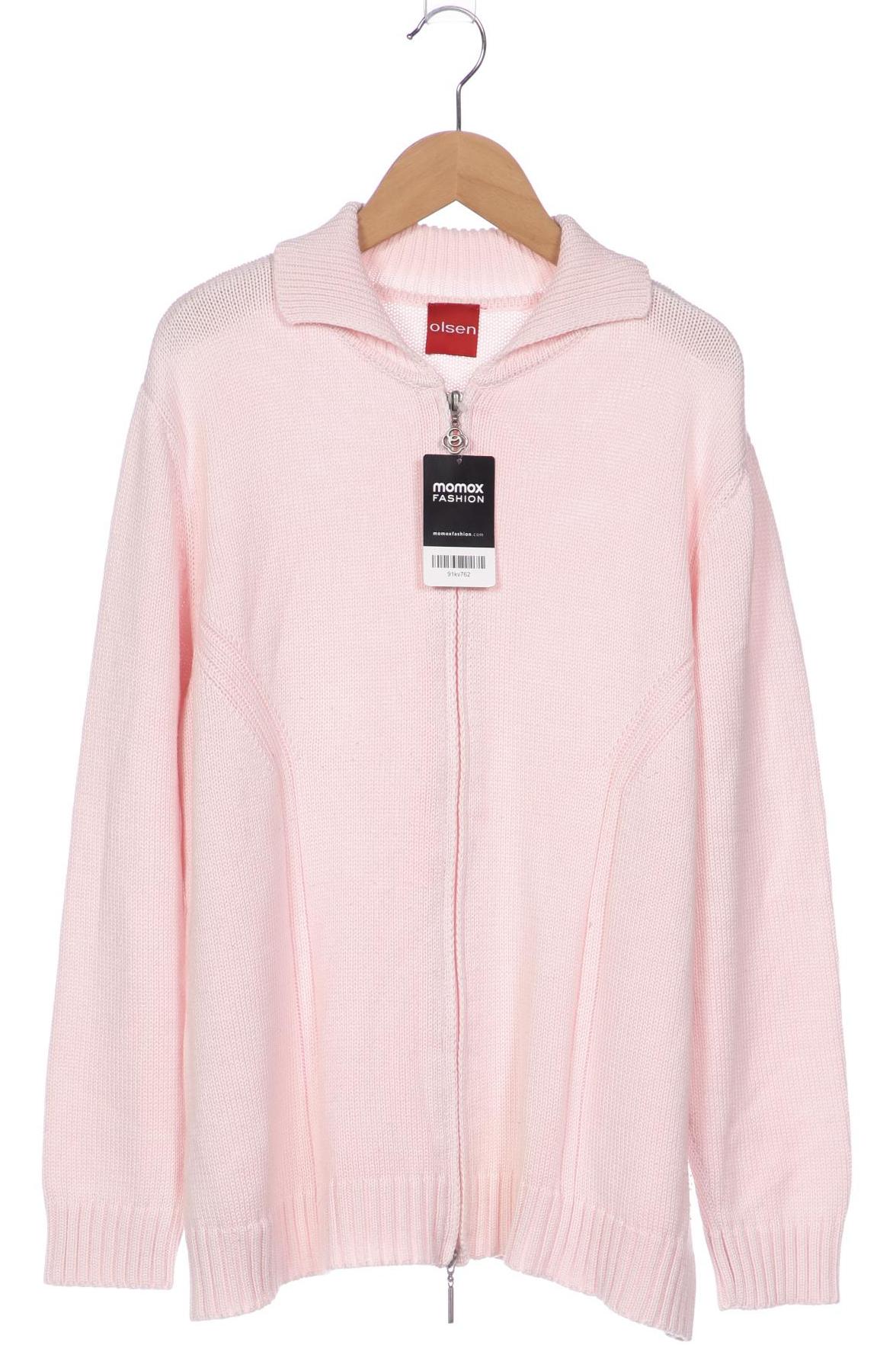 

Olsen Damen Strickjacke, pink, Gr. 46
