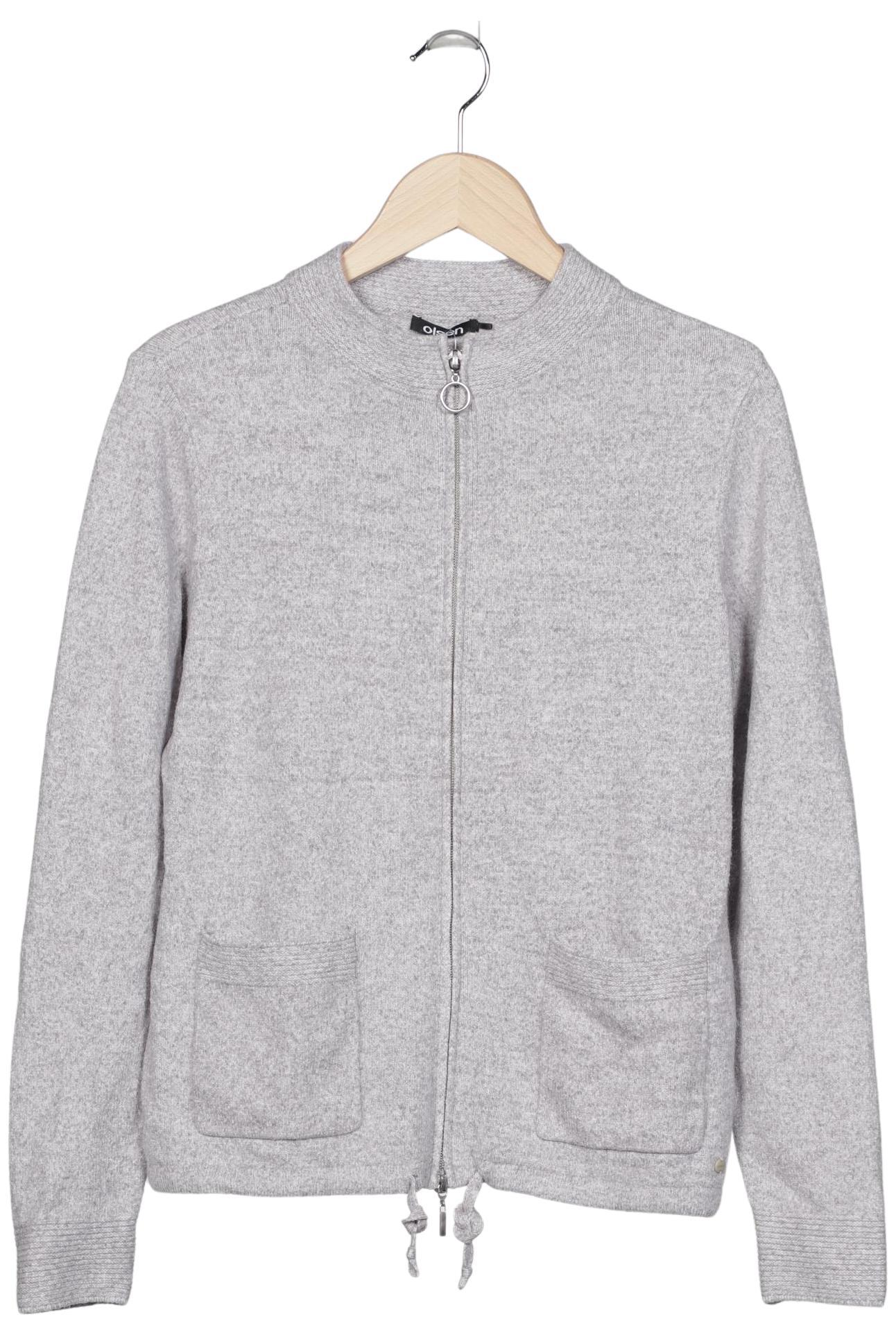 

Olsen Damen Strickjacke, grau, Gr. 38
