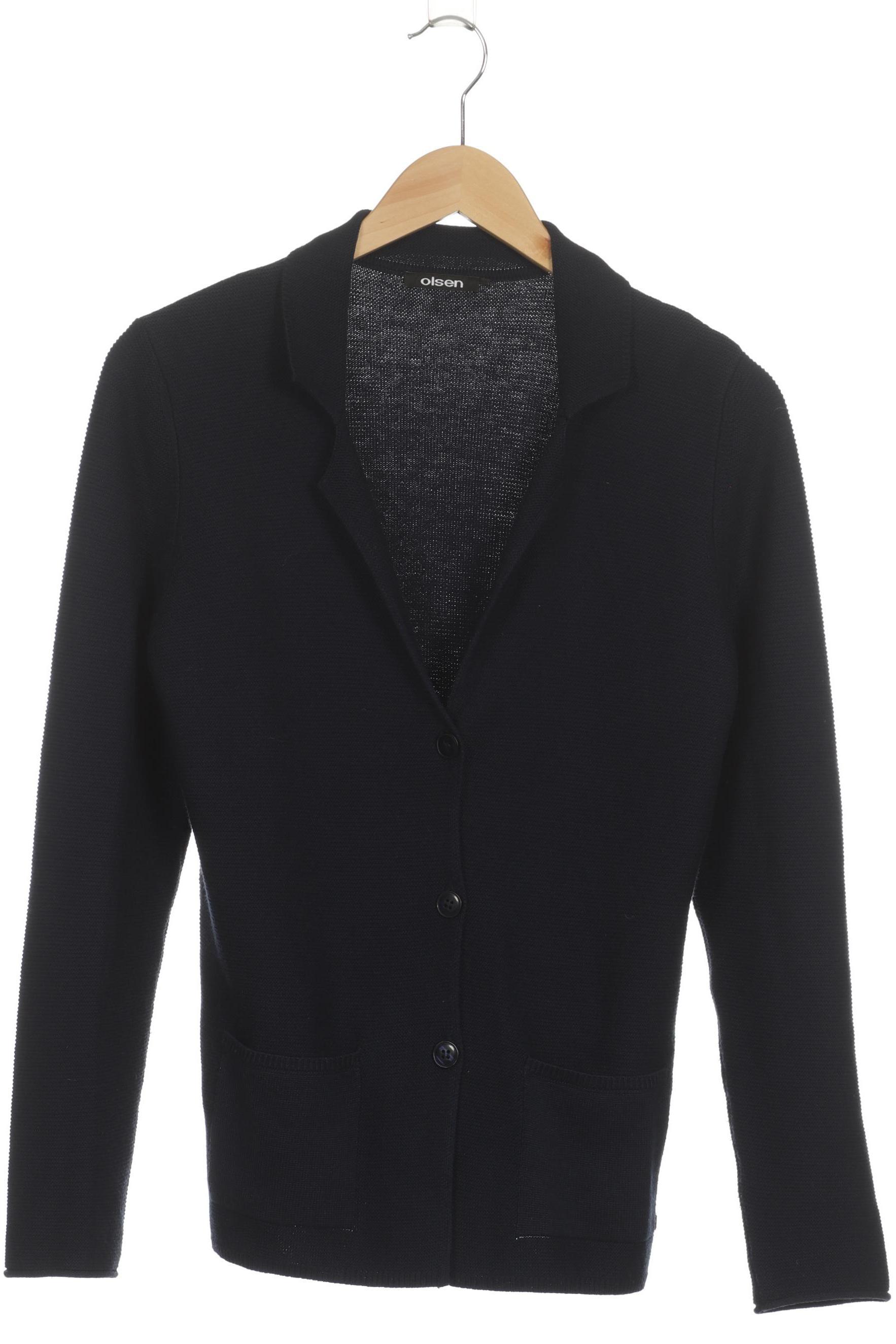 

Olsen Damen Strickjacke, blau, Gr. 36