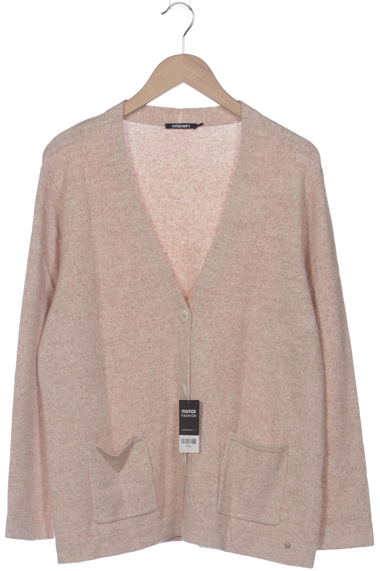 

Olsen Damen Strickjacke, beige, Gr. 44