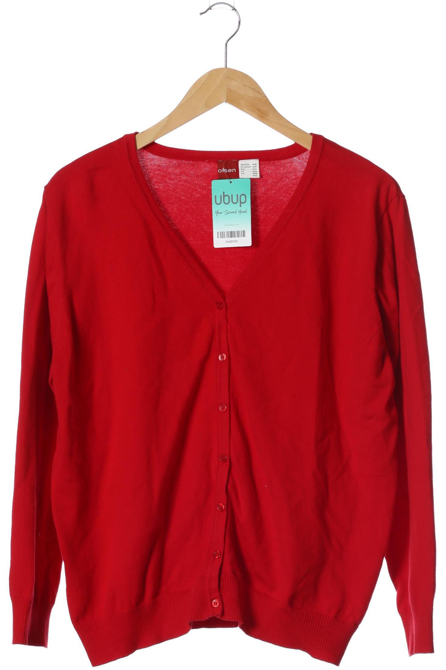 

Olsen Damen Strickjacke, rot, Gr. 44