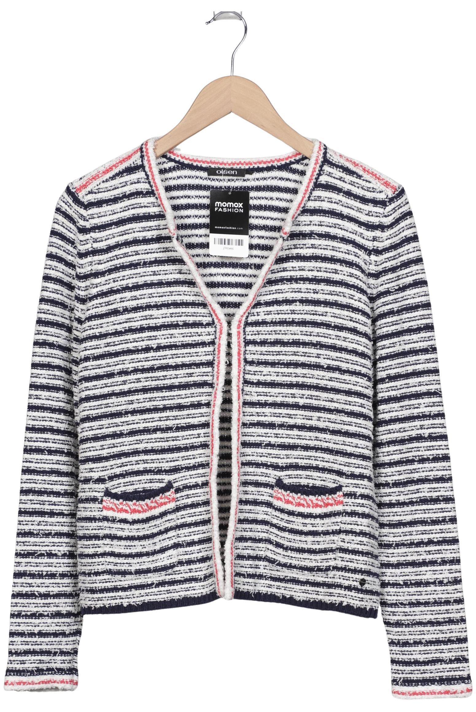 

Olsen Damen Strickjacke, blau, Gr. 38