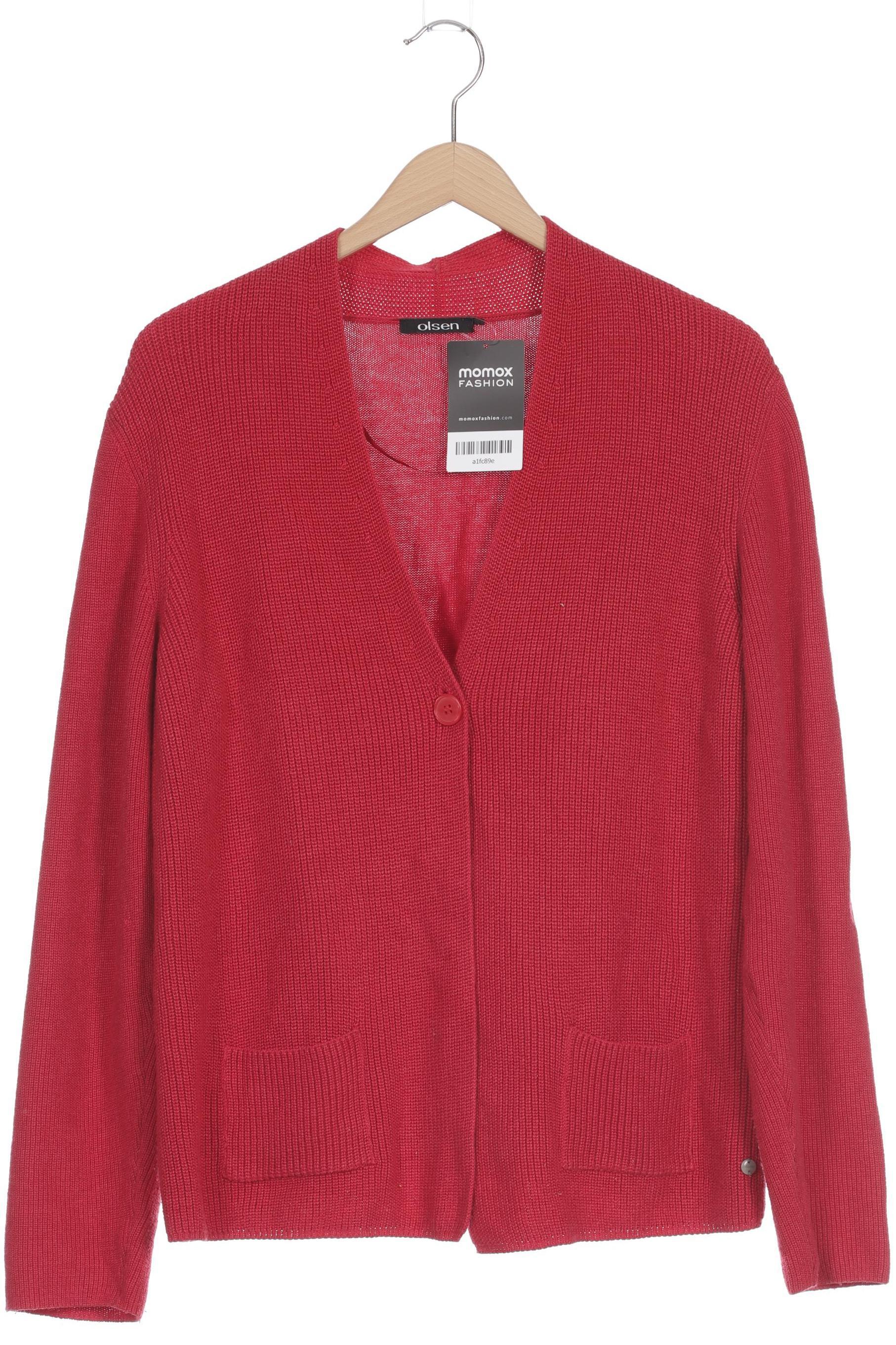

Olsen Damen Strickjacke, rot, Gr. 40