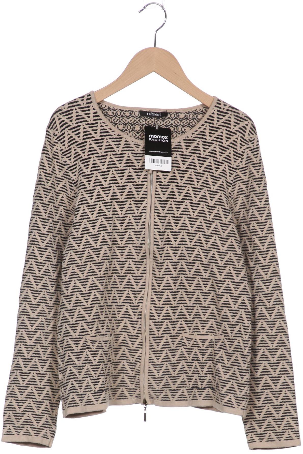 

Olsen Damen Strickjacke, beige, Gr. 38