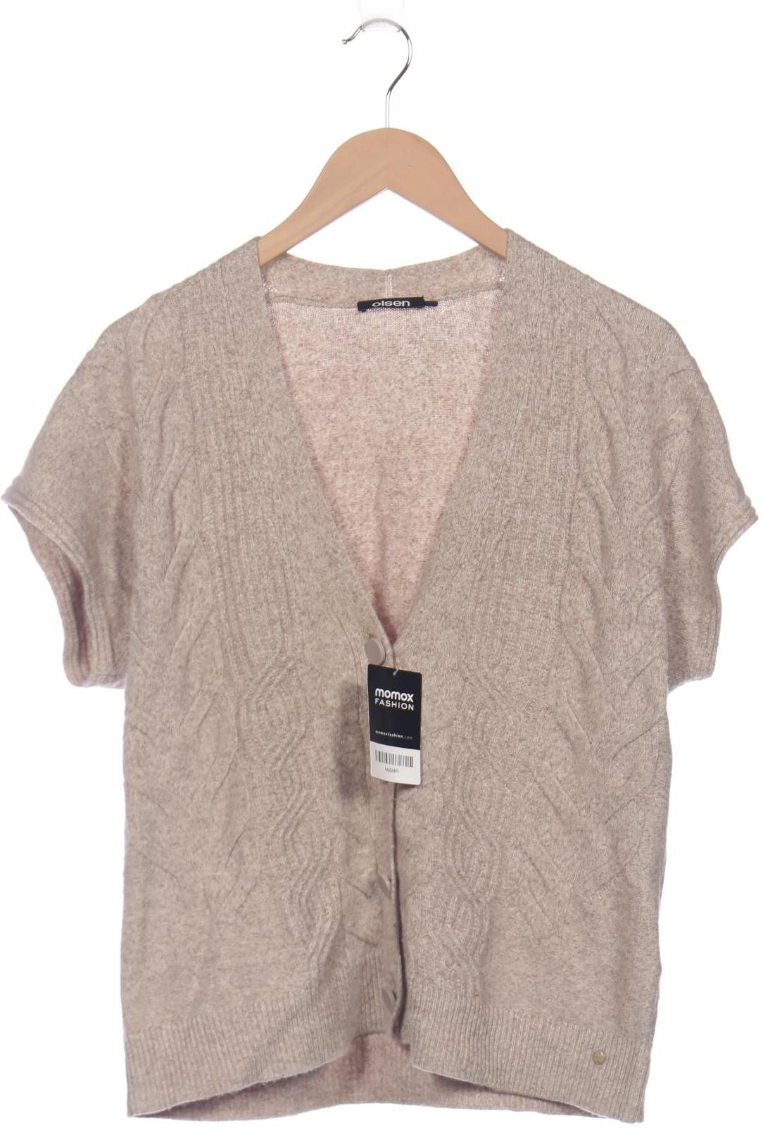 

Olsen Damen Strickjacke, beige, Gr. 38