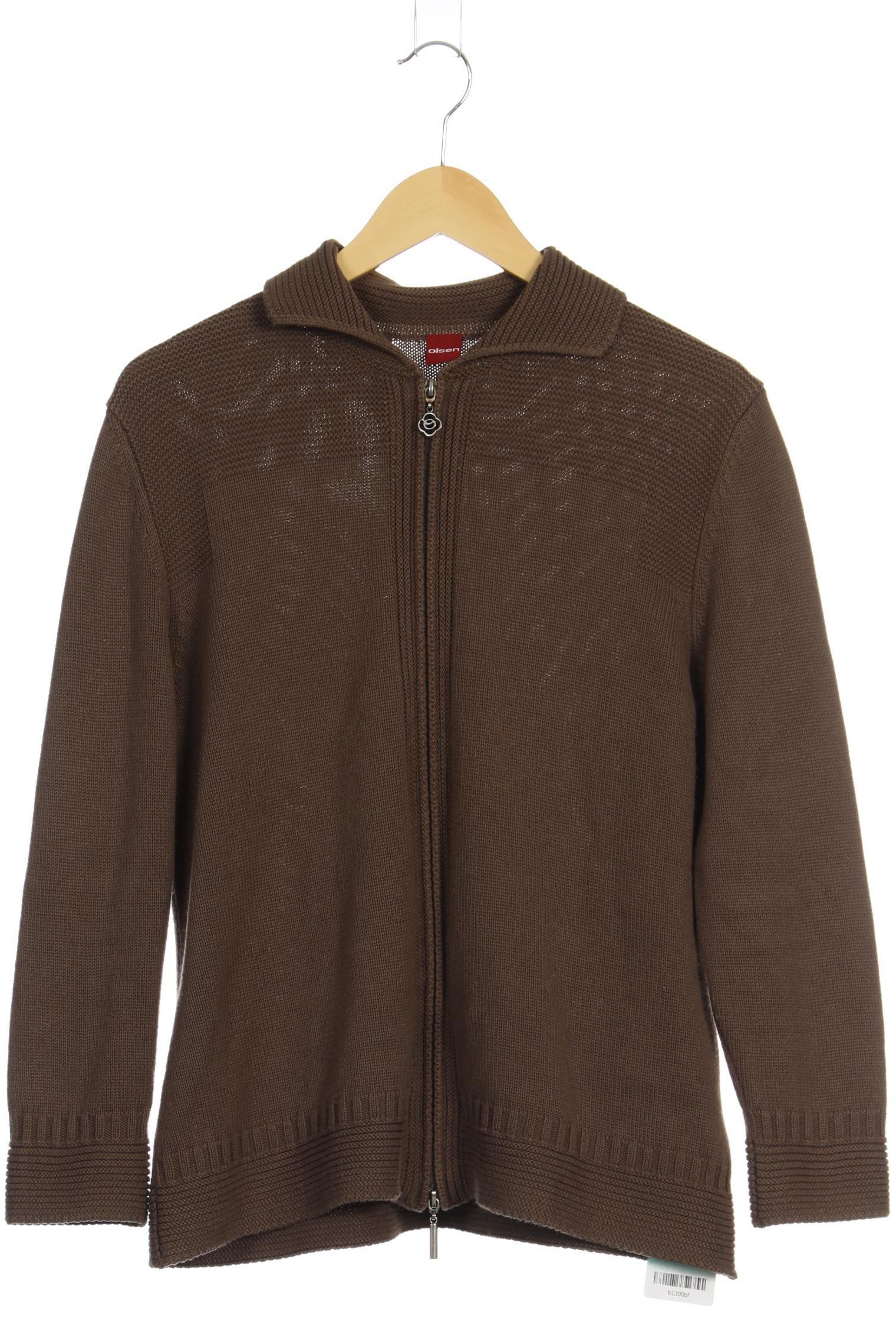 

Olsen Damen Strickjacke, braun, Gr. 44