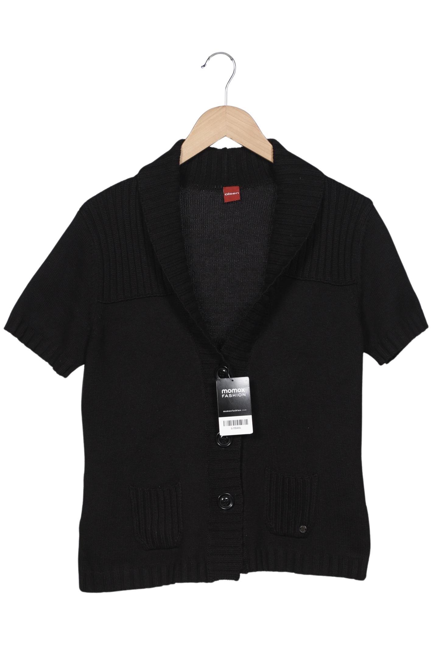 

Olsen Damen Strickjacke, schwarz, Gr. 40