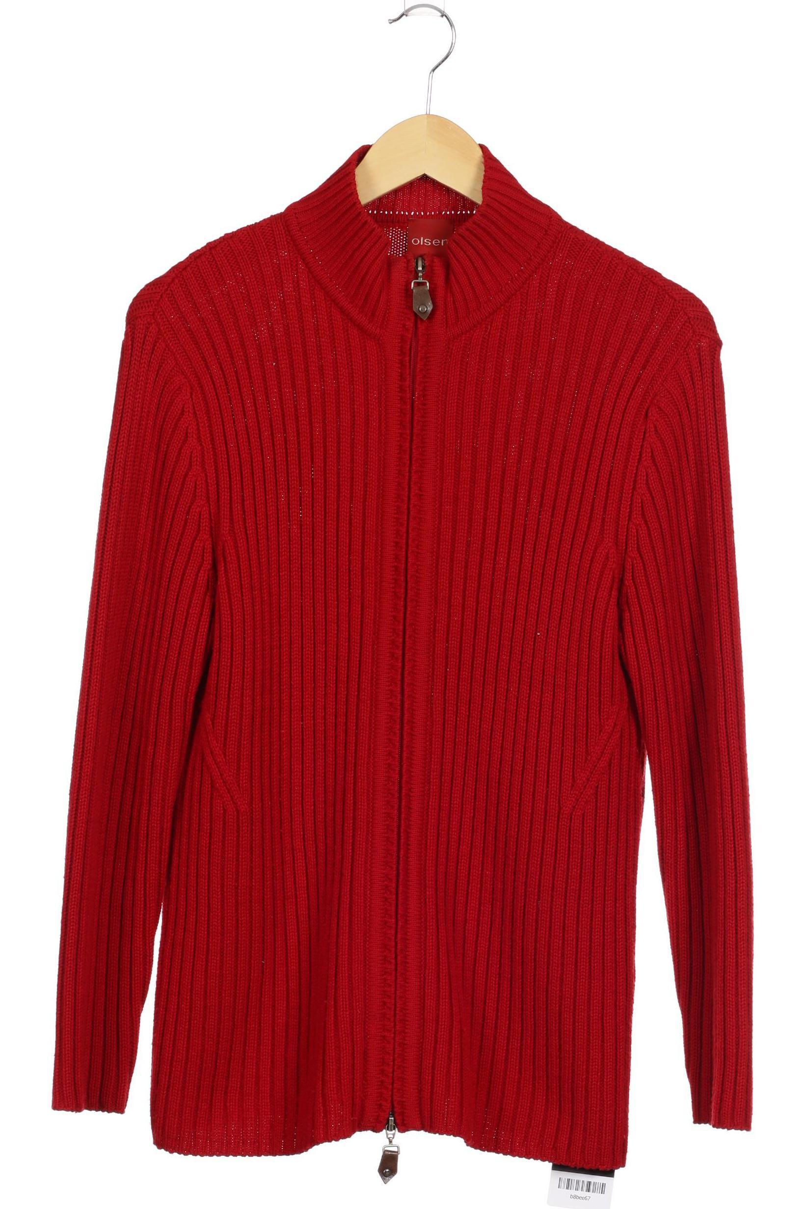 

Olsen Damen Strickjacke, rot, Gr. 46