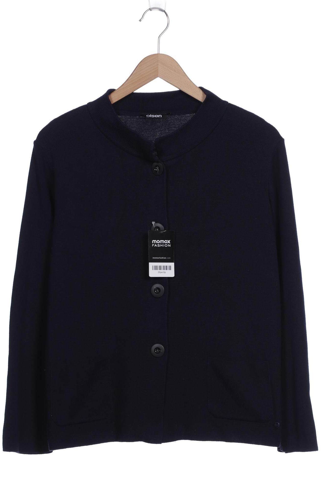 

Olsen Damen Strickjacke, marineblau, Gr. 48