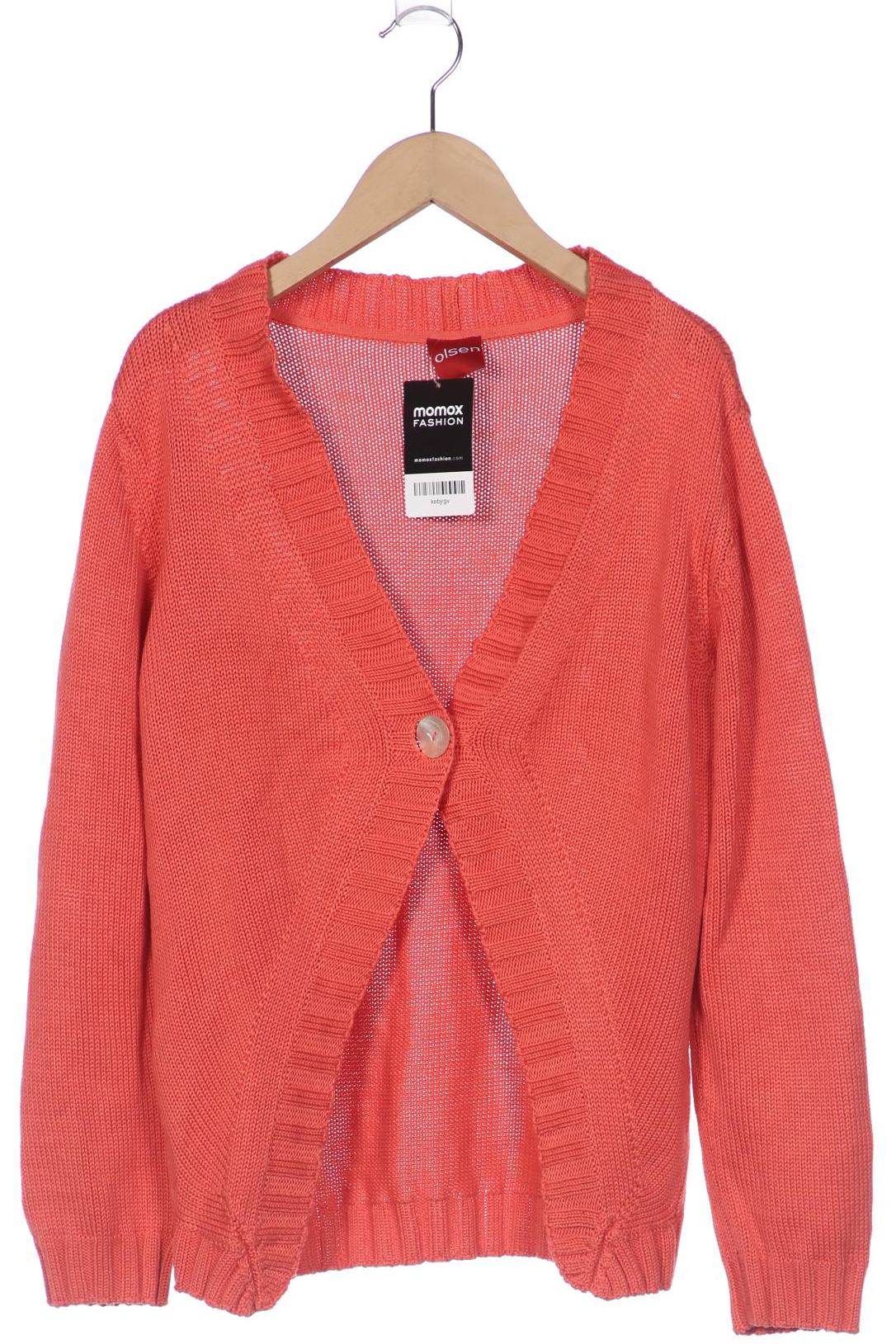 

Olsen Damen Strickjacke, orange, Gr. 42