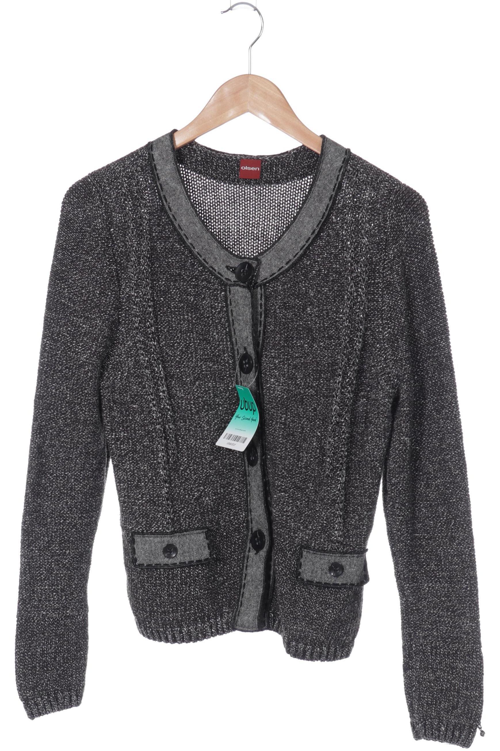 

Olsen Damen Strickjacke, grau, Gr. 40