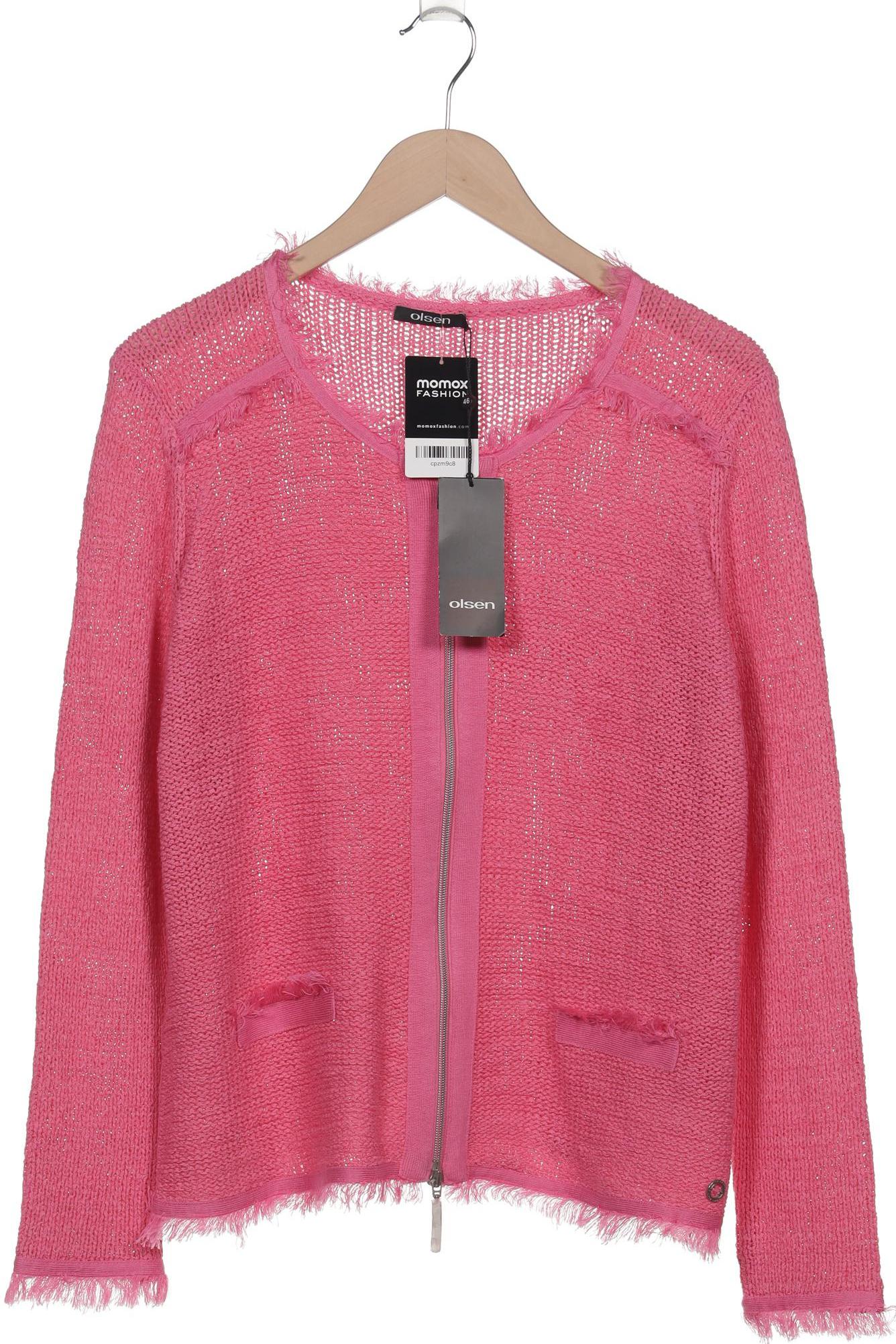 

Olsen Damen Strickjacke, pink, Gr. 46