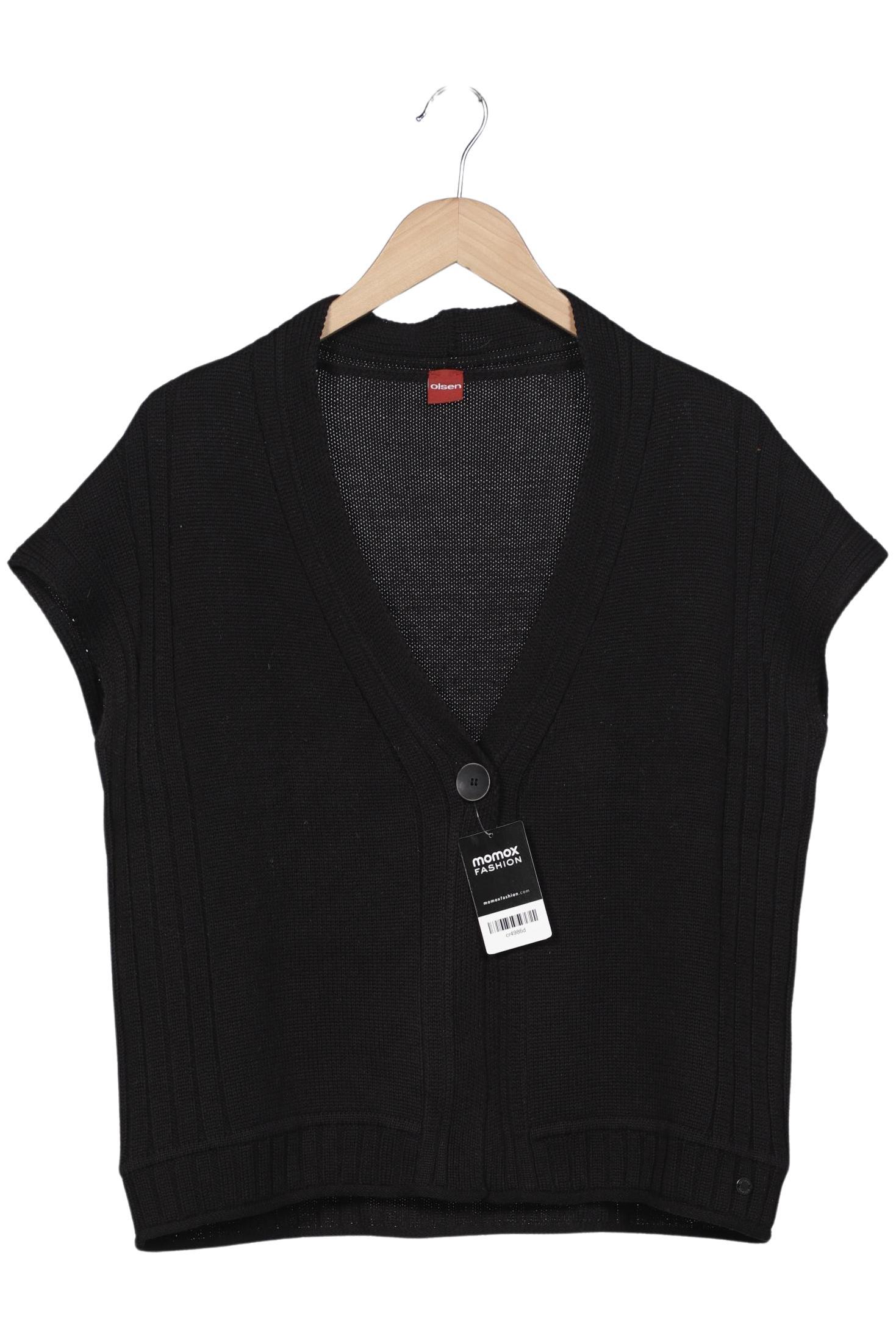 

Olsen Damen Strickjacke, schwarz, Gr. 42