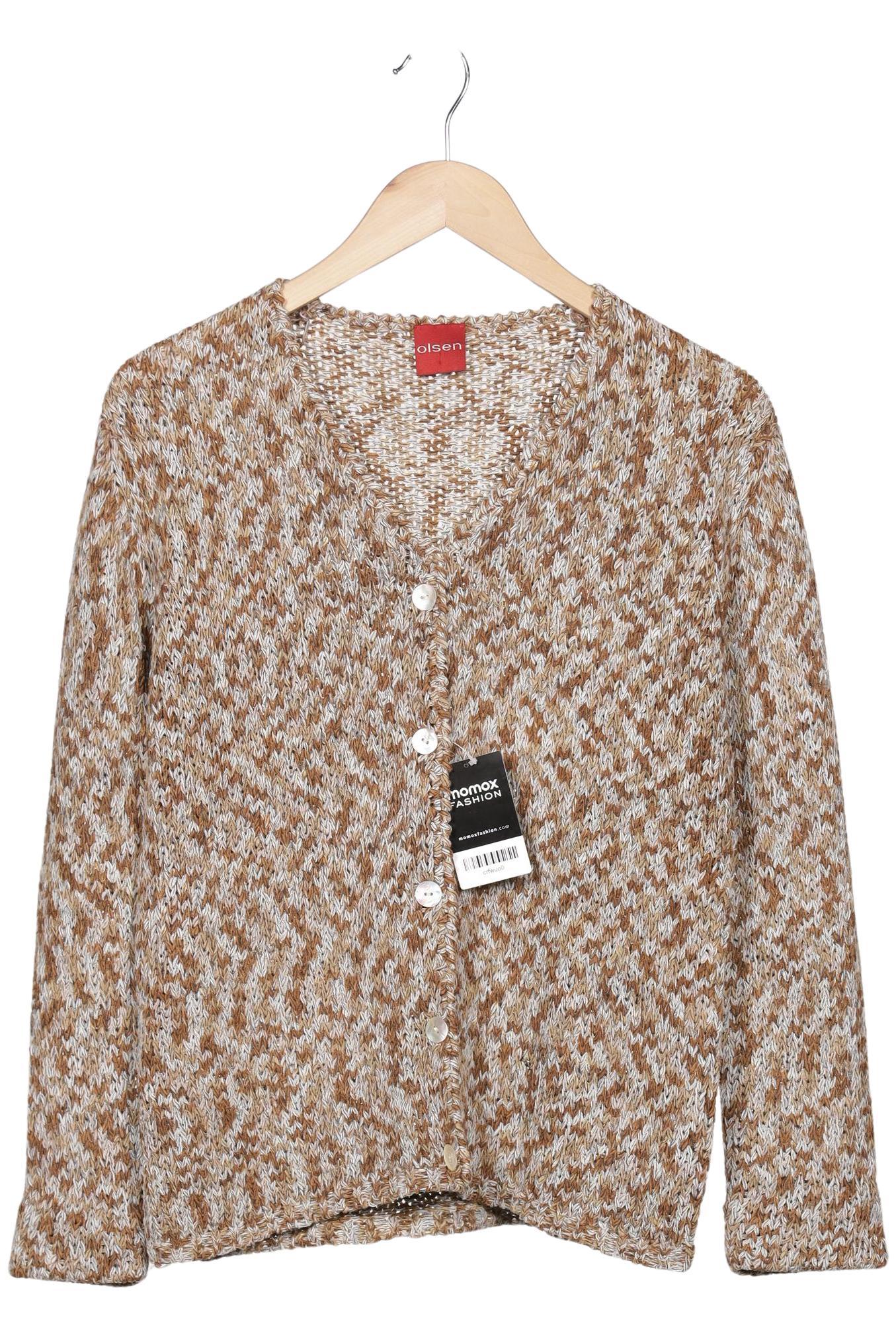 

Olsen Damen Strickjacke, beige, Gr. 38