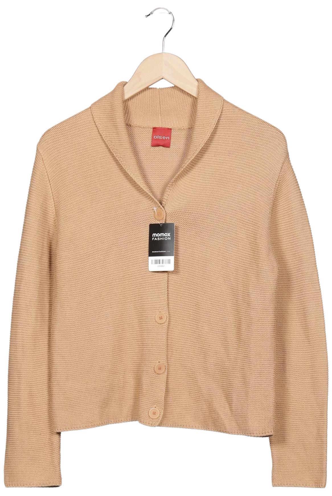 

Olsen Damen Strickjacke, beige, Gr. 38