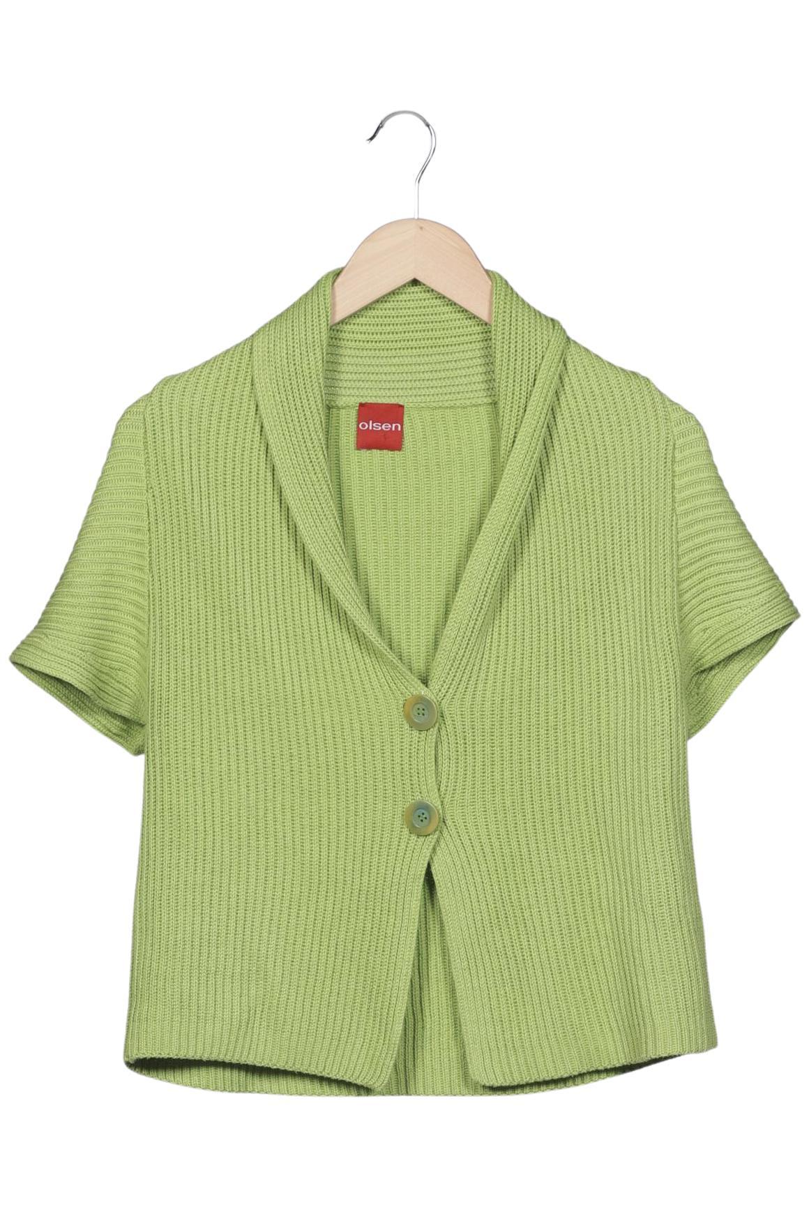 

Olsen Damen Strickjacke, hellgrün, Gr. 38