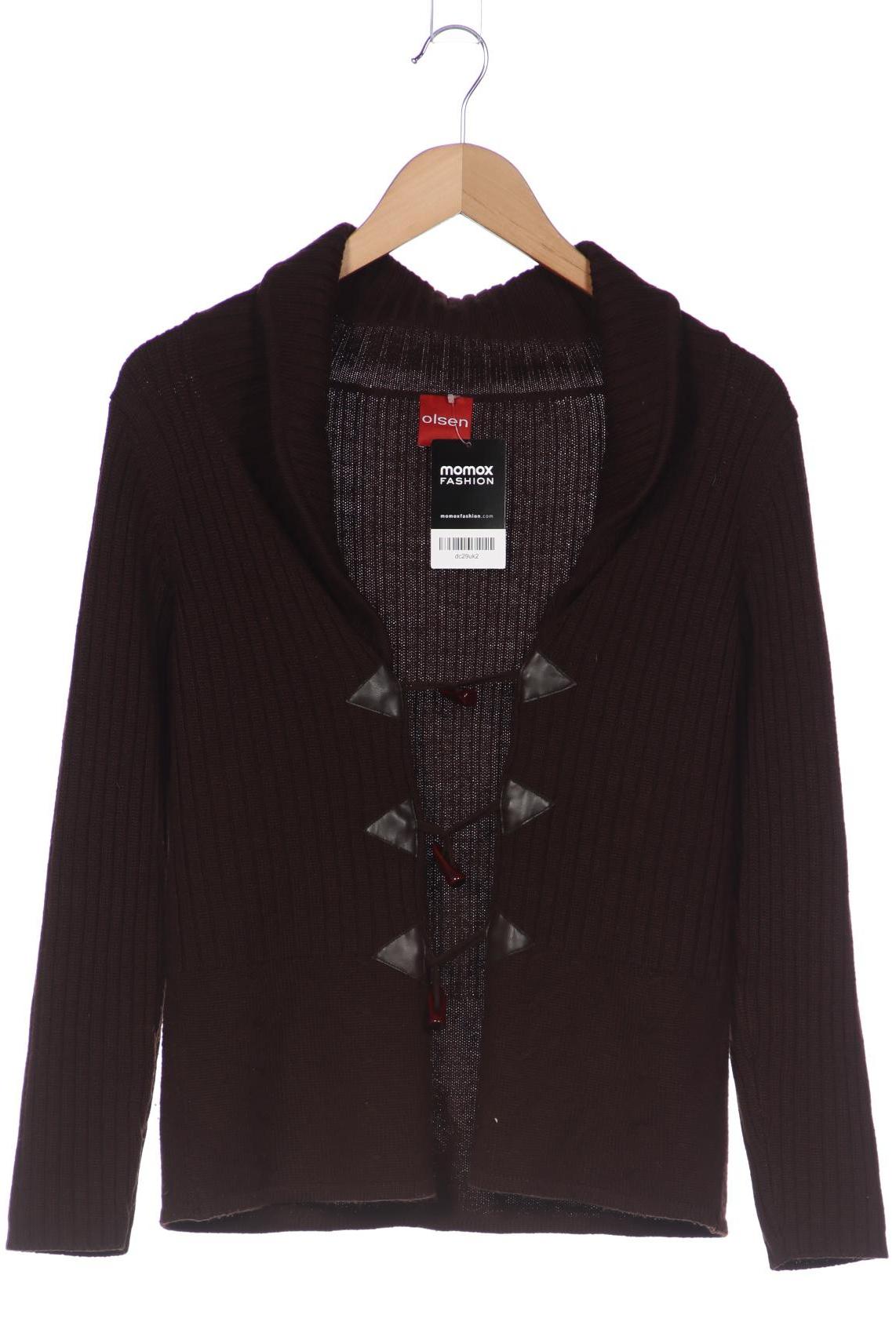 

Olsen Damen Strickjacke, braun, Gr. 40