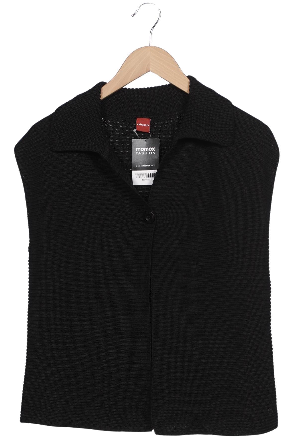 

Olsen Damen Strickjacke, schwarz, Gr. 38