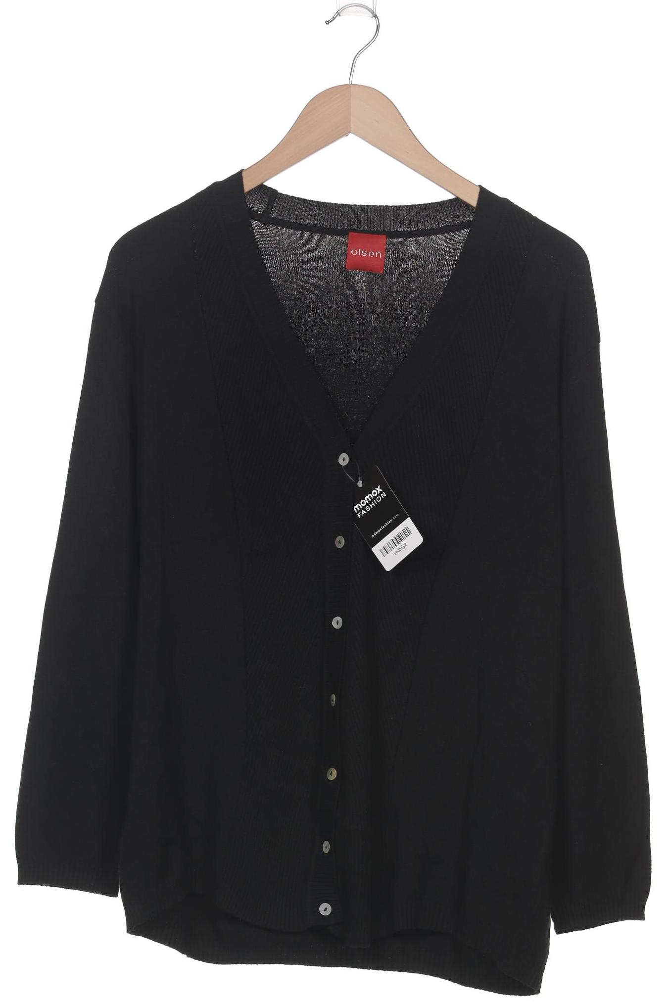 

Olsen Damen Strickjacke, schwarz, Gr. 48