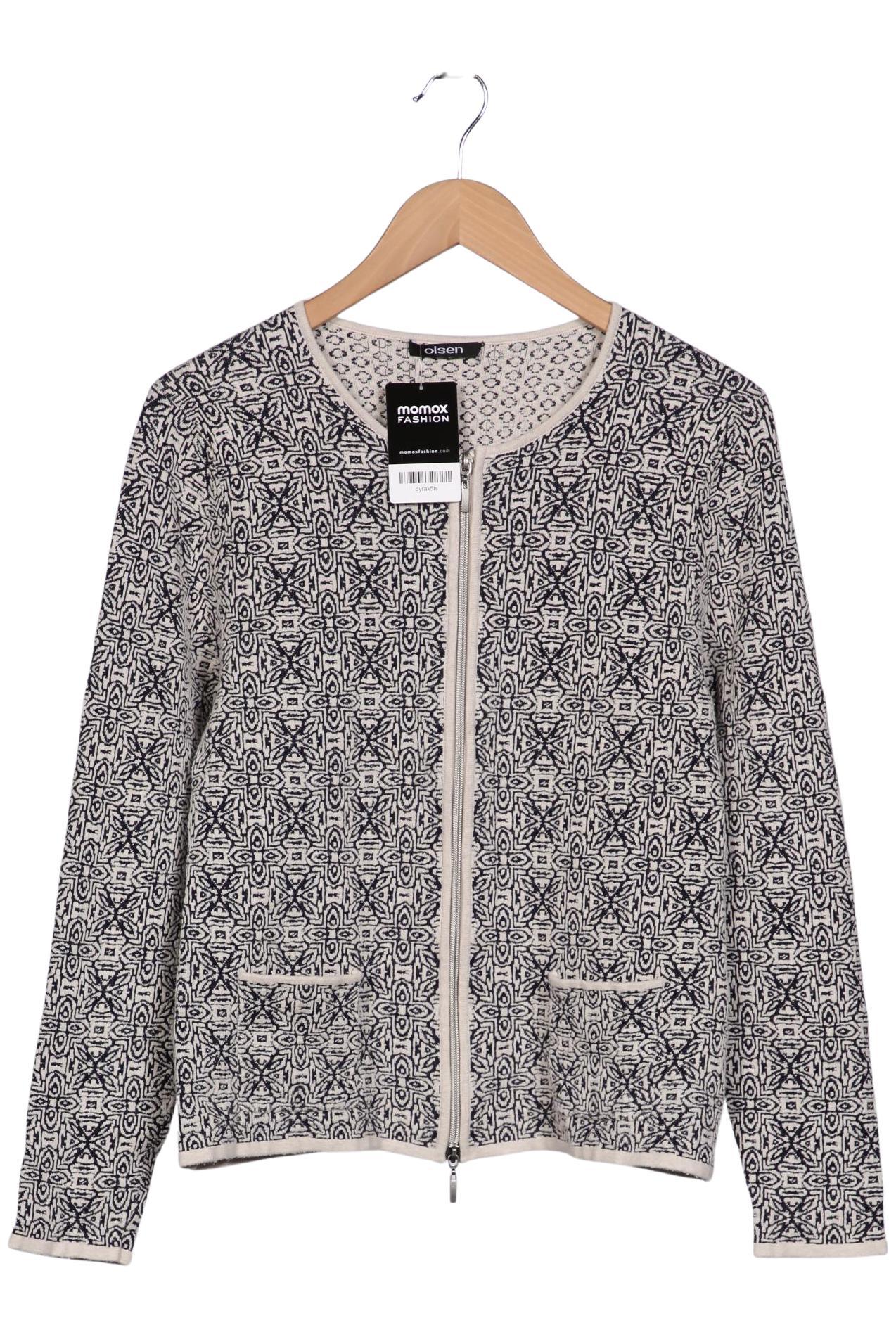 

Olsen Damen Strickjacke, beige, Gr. 40