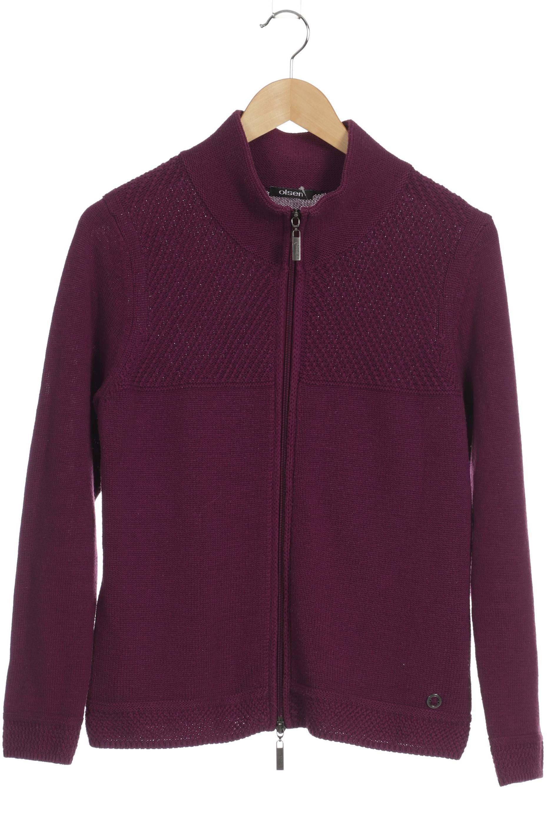 

Olsen Damen Strickjacke, lila, Gr. 40